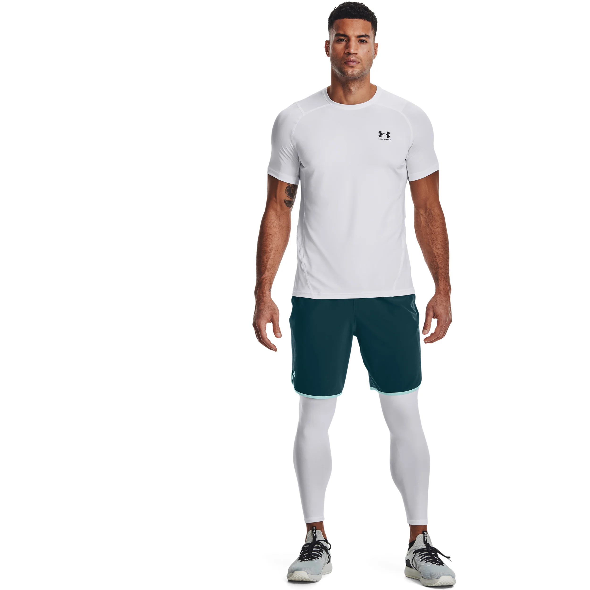 Heatgear Tights Herrar-Vit,Svart - Image 5