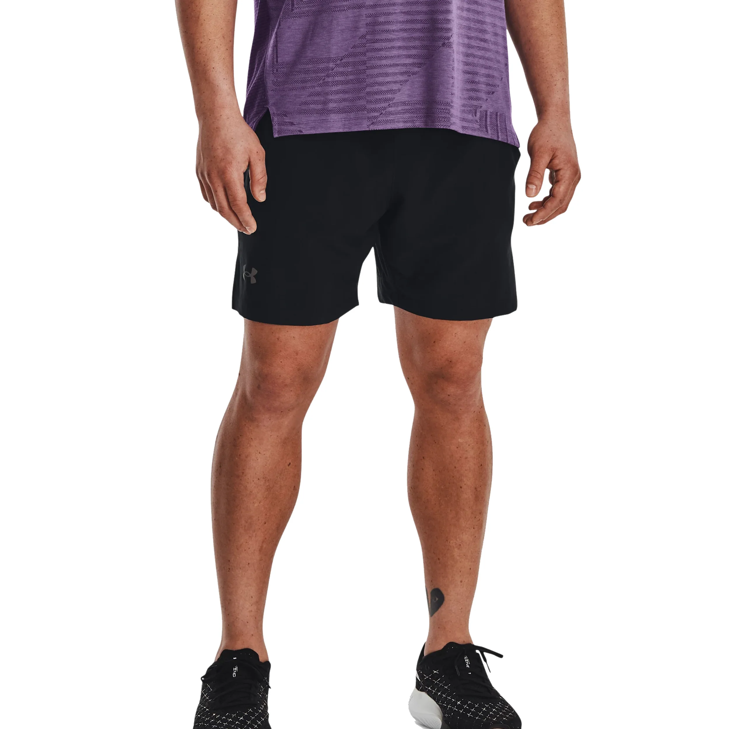 Launch Elite 2in1 7in Shorts Herrar-Svart - Image 2