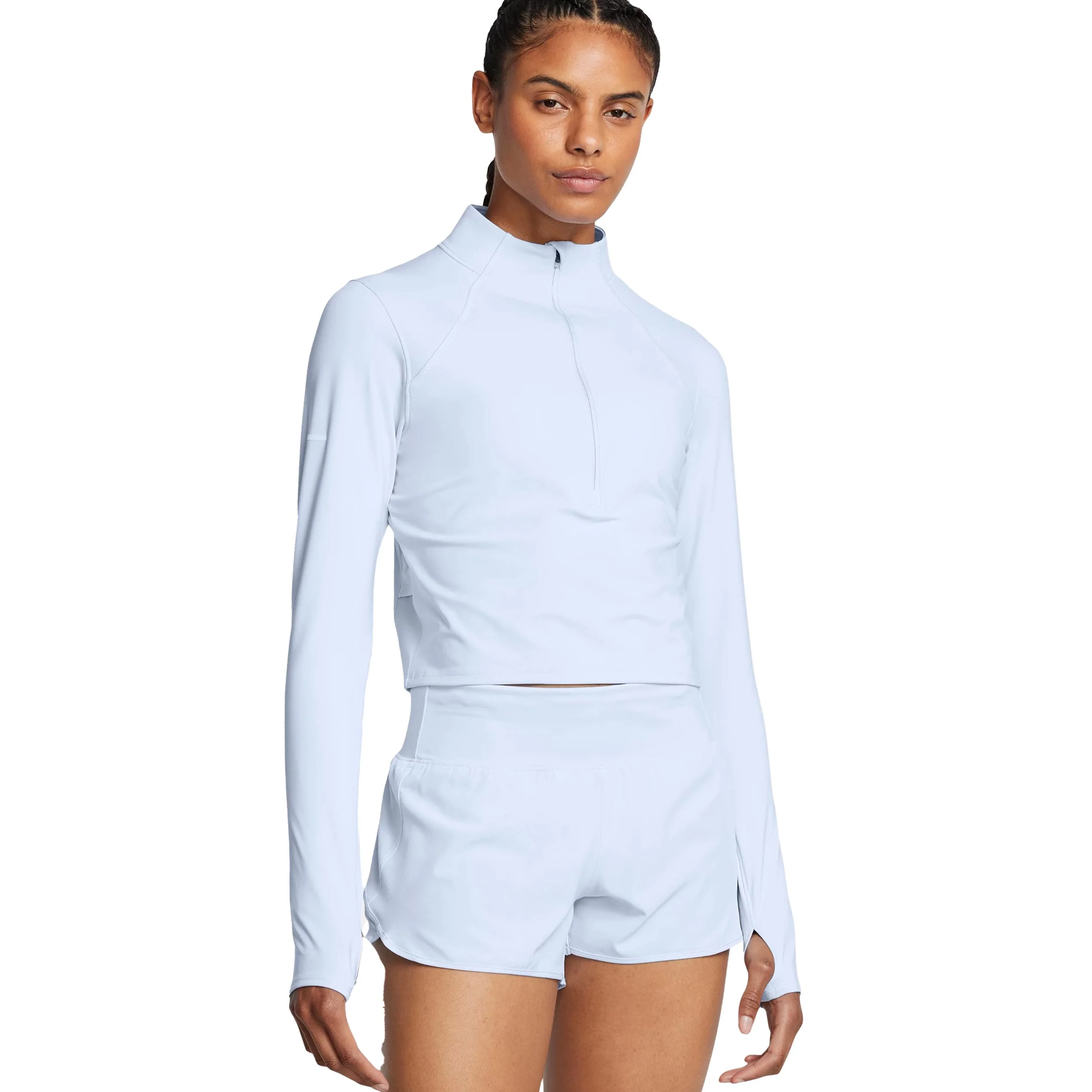 Launch Elite Half Zip Löpartröja Damer-Blå - Image 3