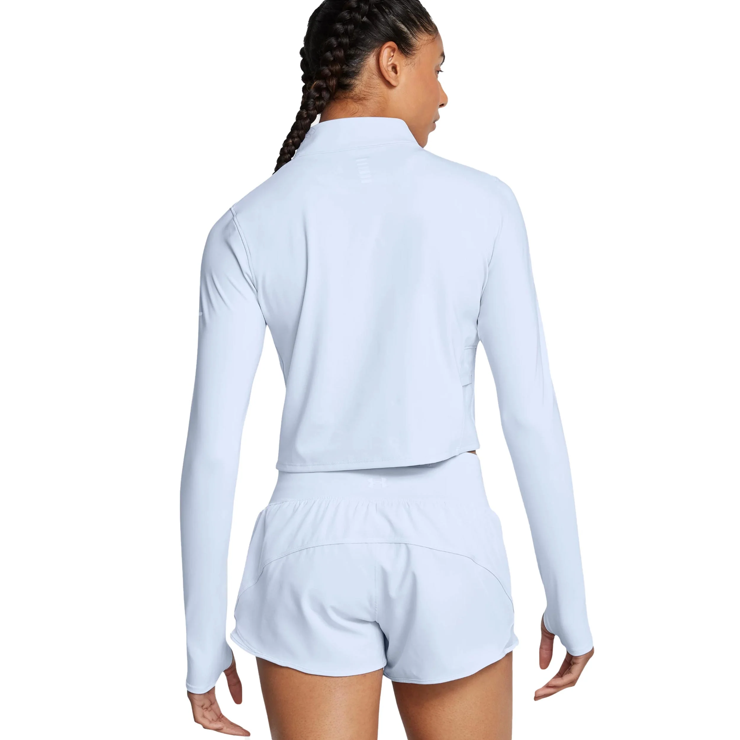 Launch Elite Half Zip Löpartröja Damer-Blå - Image 4