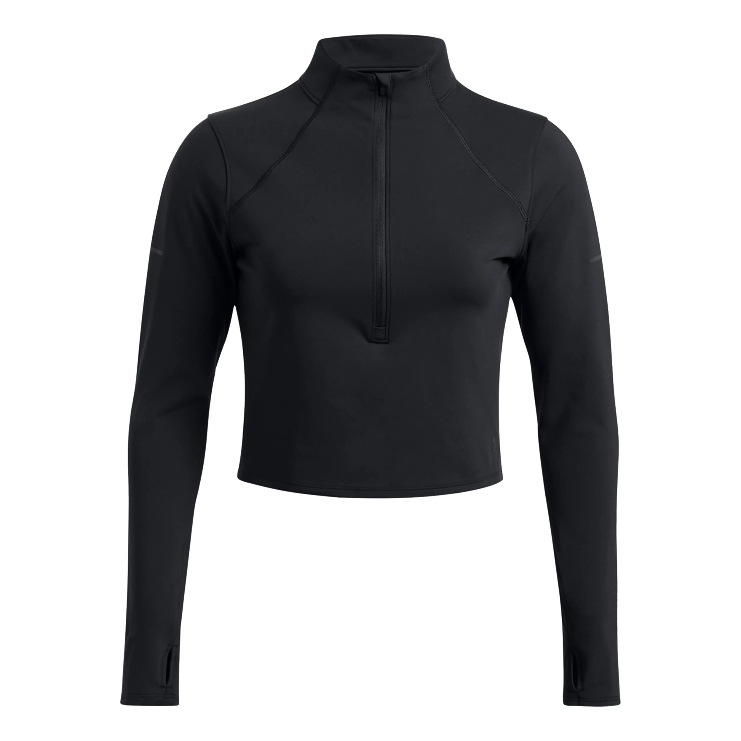 Launch Elite Half Zip Löpartröja Damer-Svart