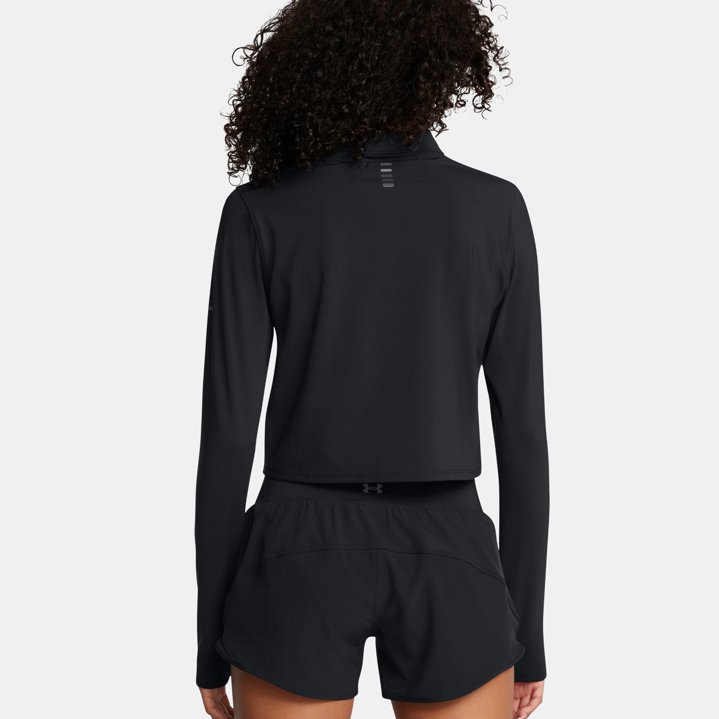 Launch Elite Half Zip Löpartröja Damer-Svart - Image 4