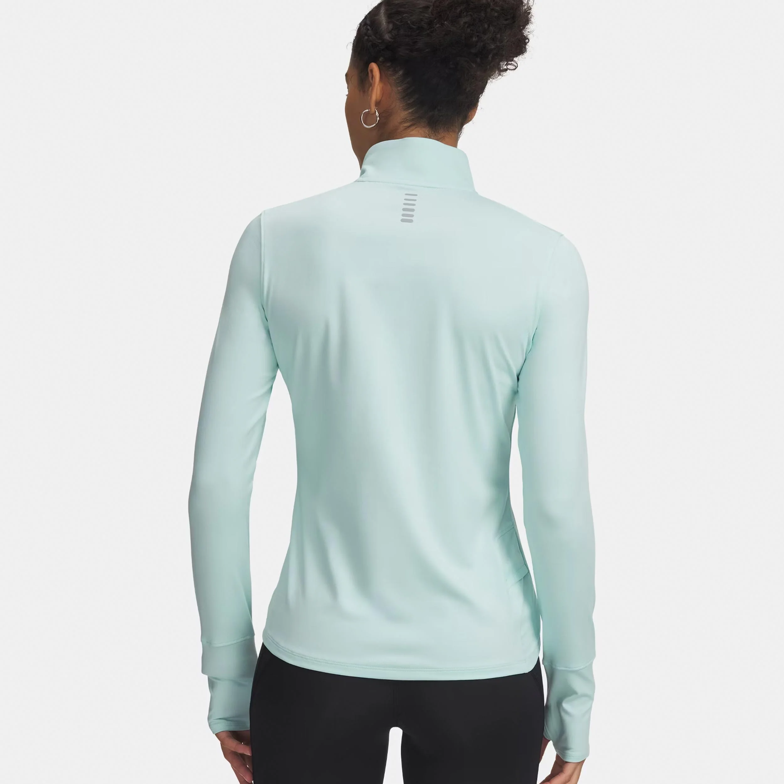 Launch Pro Half Zip  Löpartröja Damer-mint, silver - Image 2