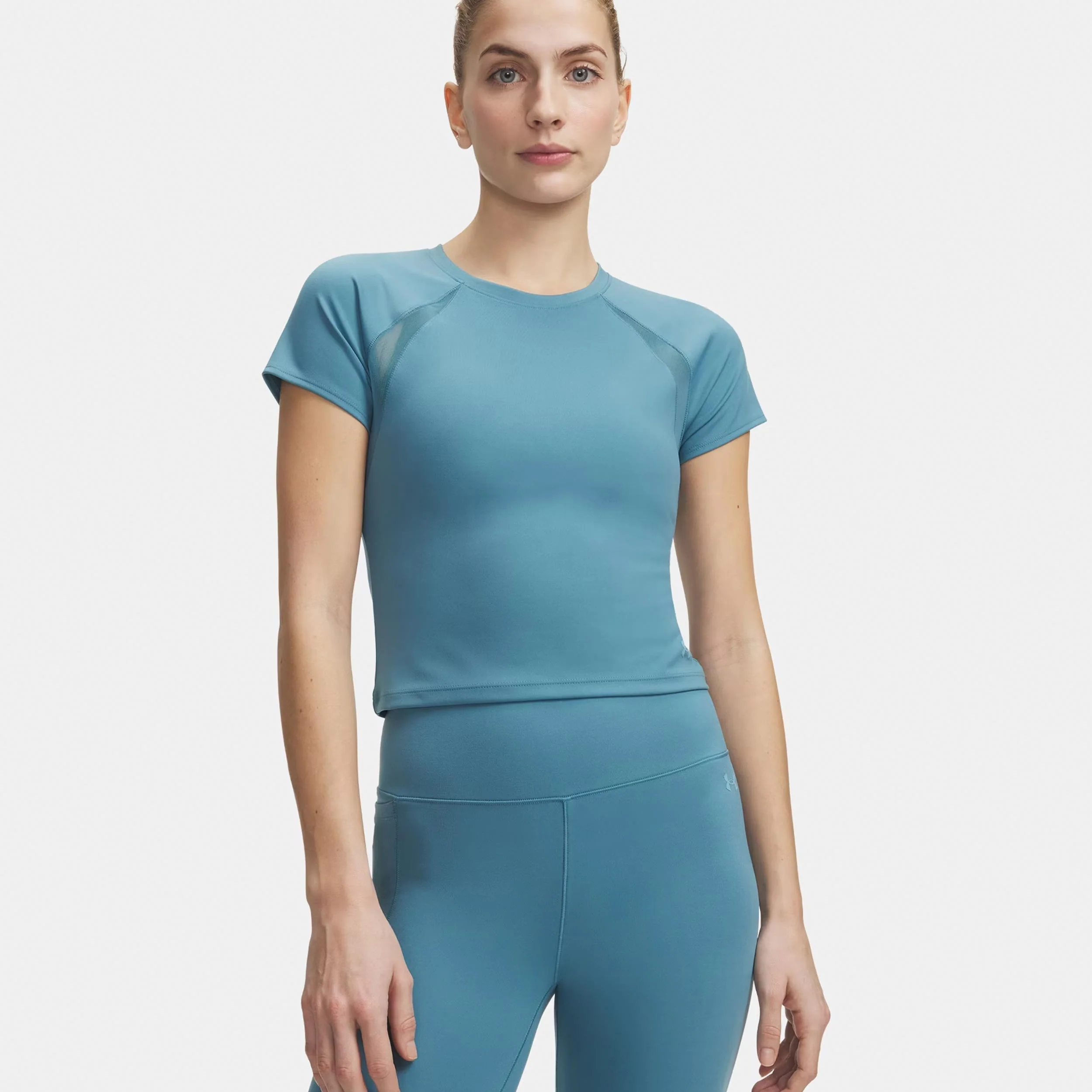 Motion Mesh T-shirt Damer-blå
