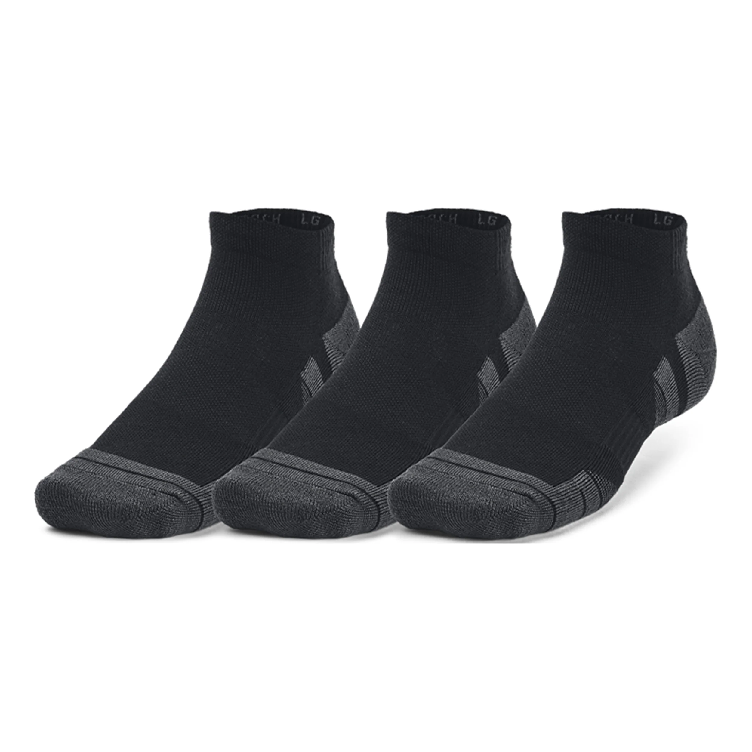 Performance Tech Low Tennisstrumpor 3-pack-Svart