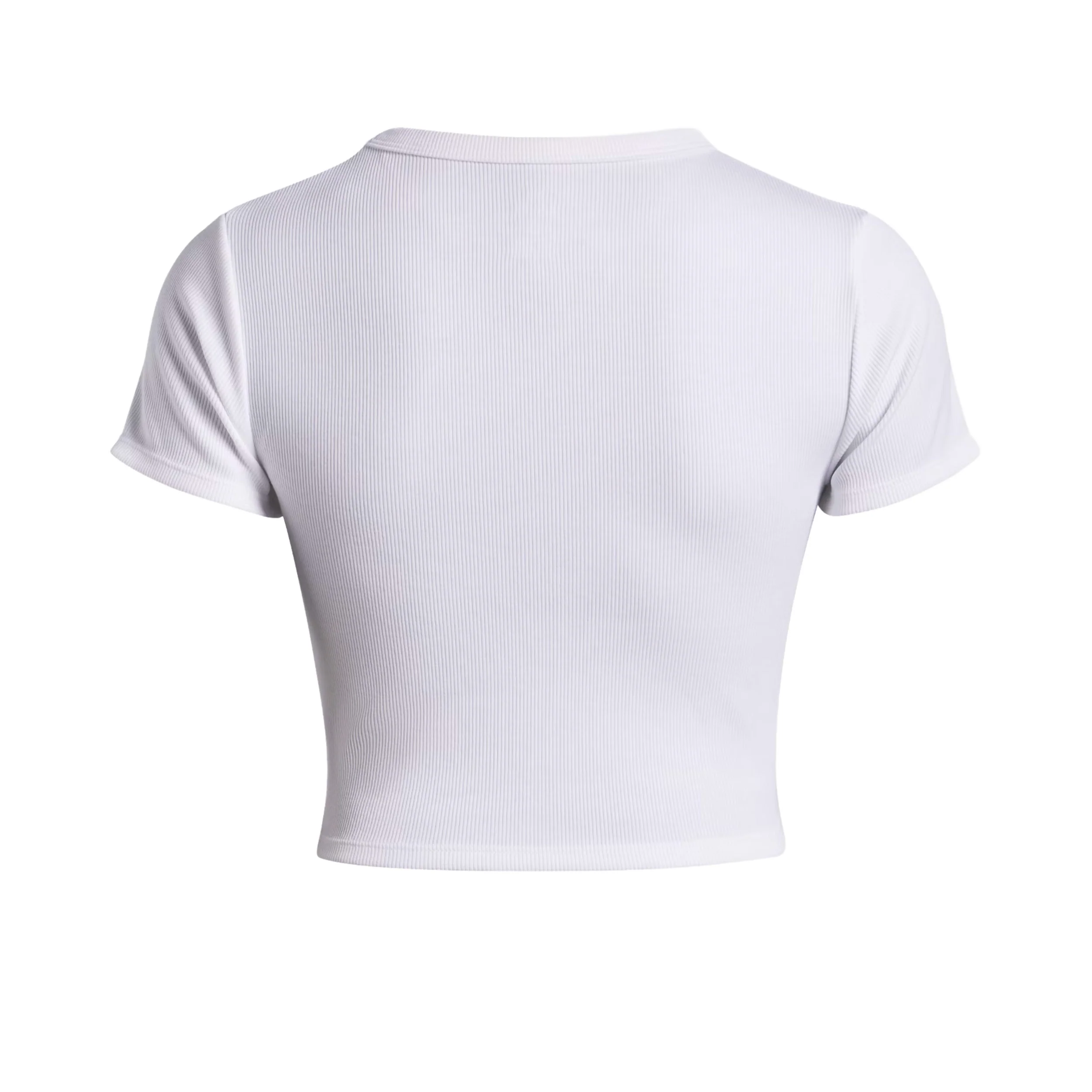 Rival Rib Baby T-shirt Damer-Vit - Image 2