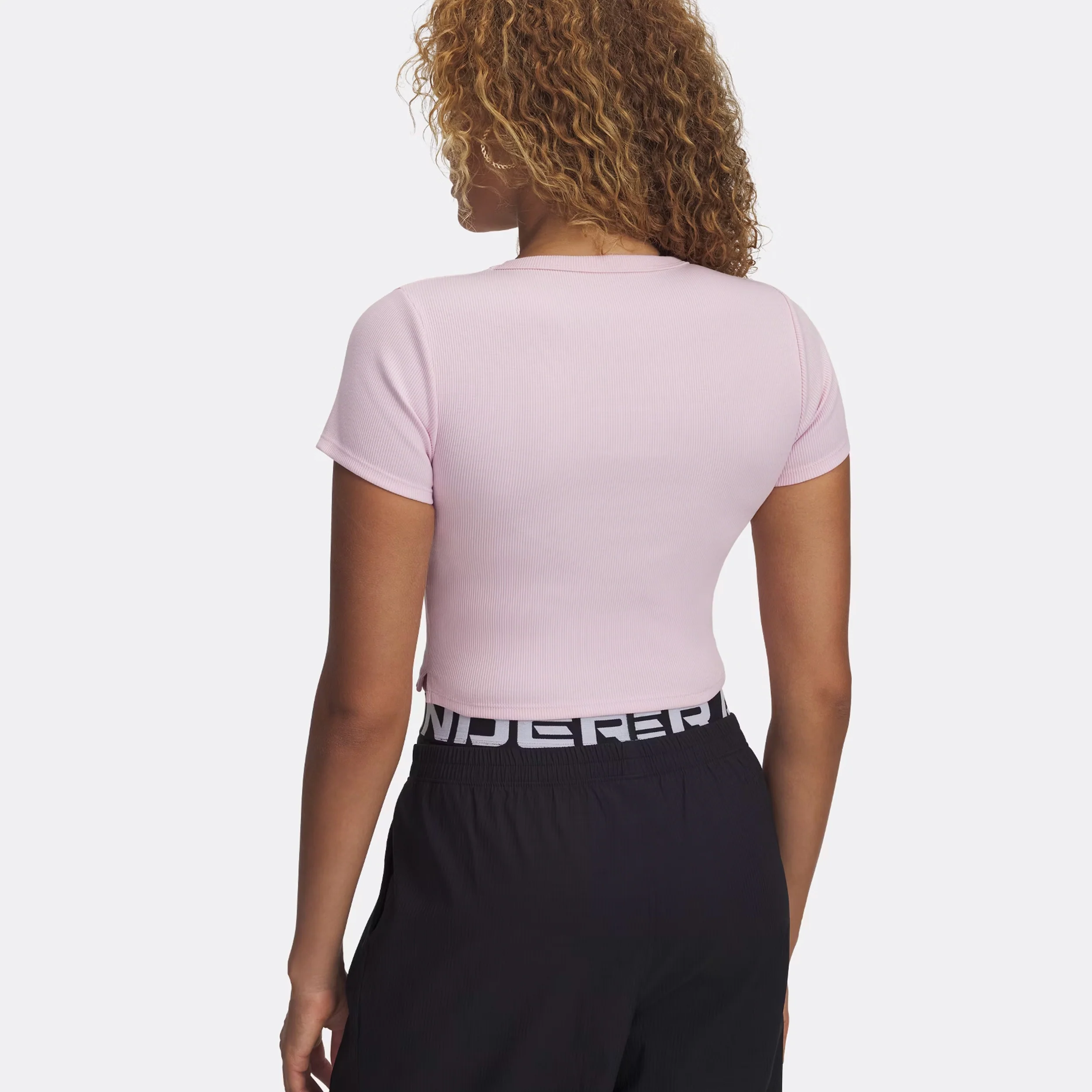 Rival Rib T-shirt Damer-Pink - Image 2