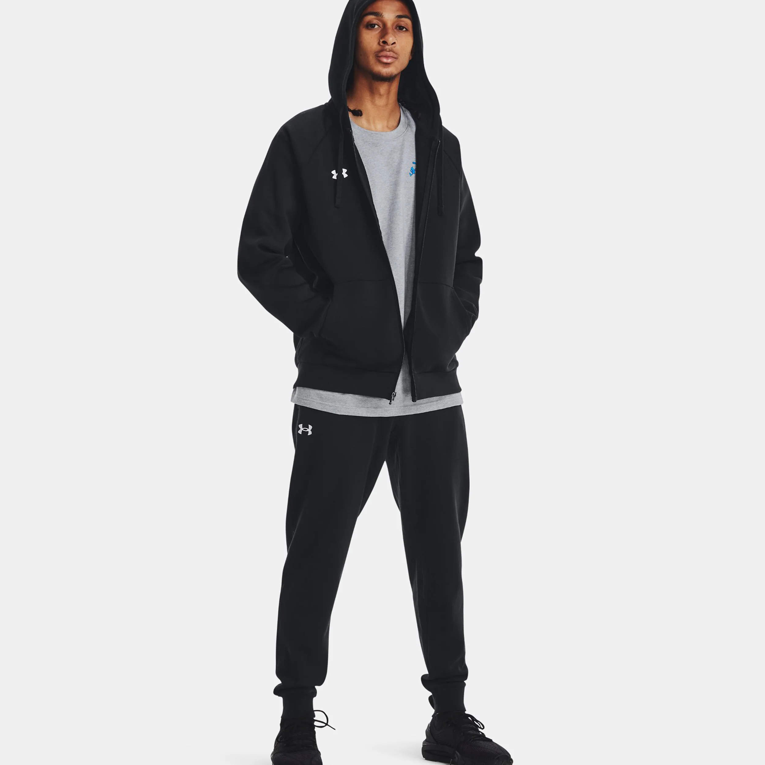 Rival Sweat-jacka Herrar-Svart - Image 5