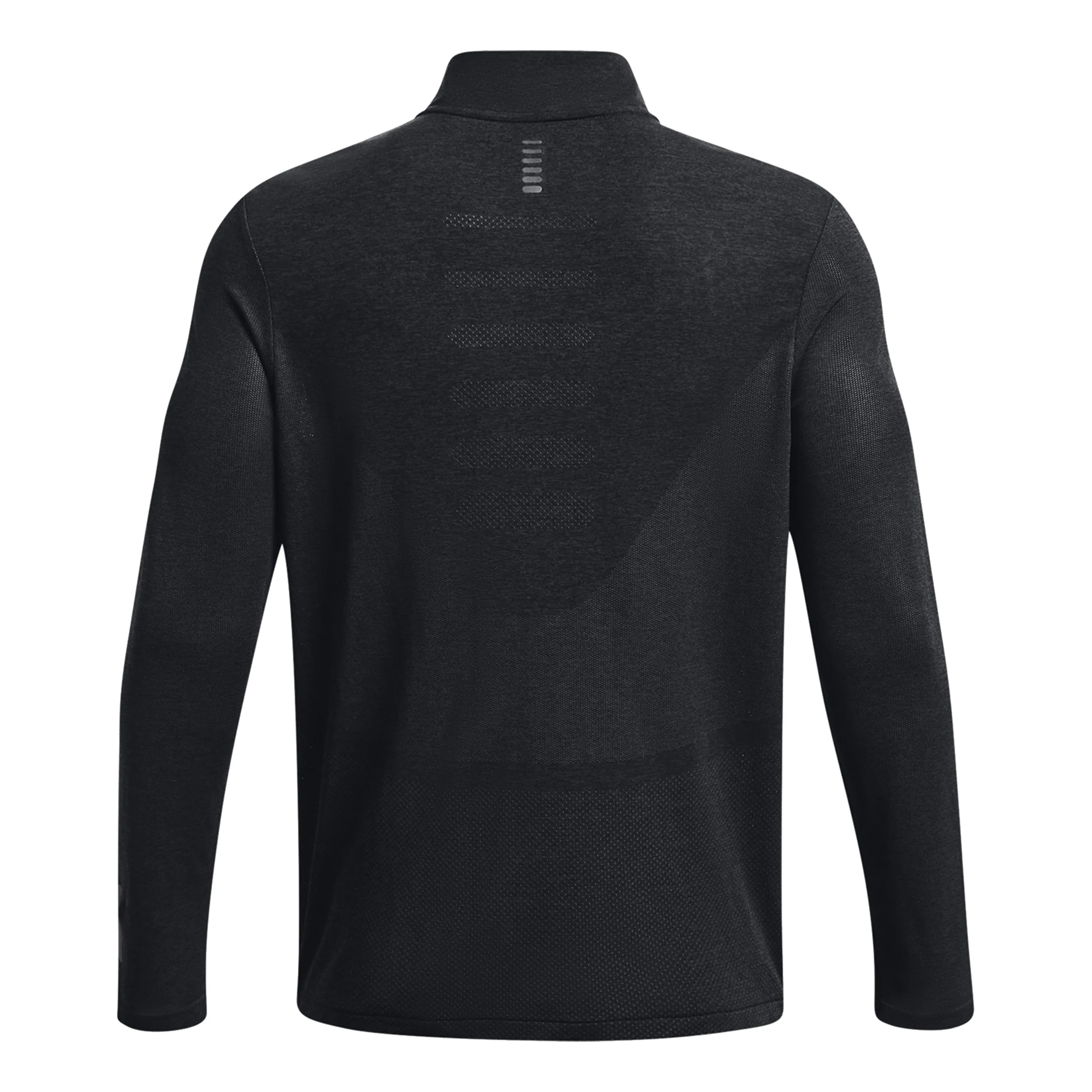 Seamless Stride 1/4 Zip Långärmat Herrar-Svart - Image 2