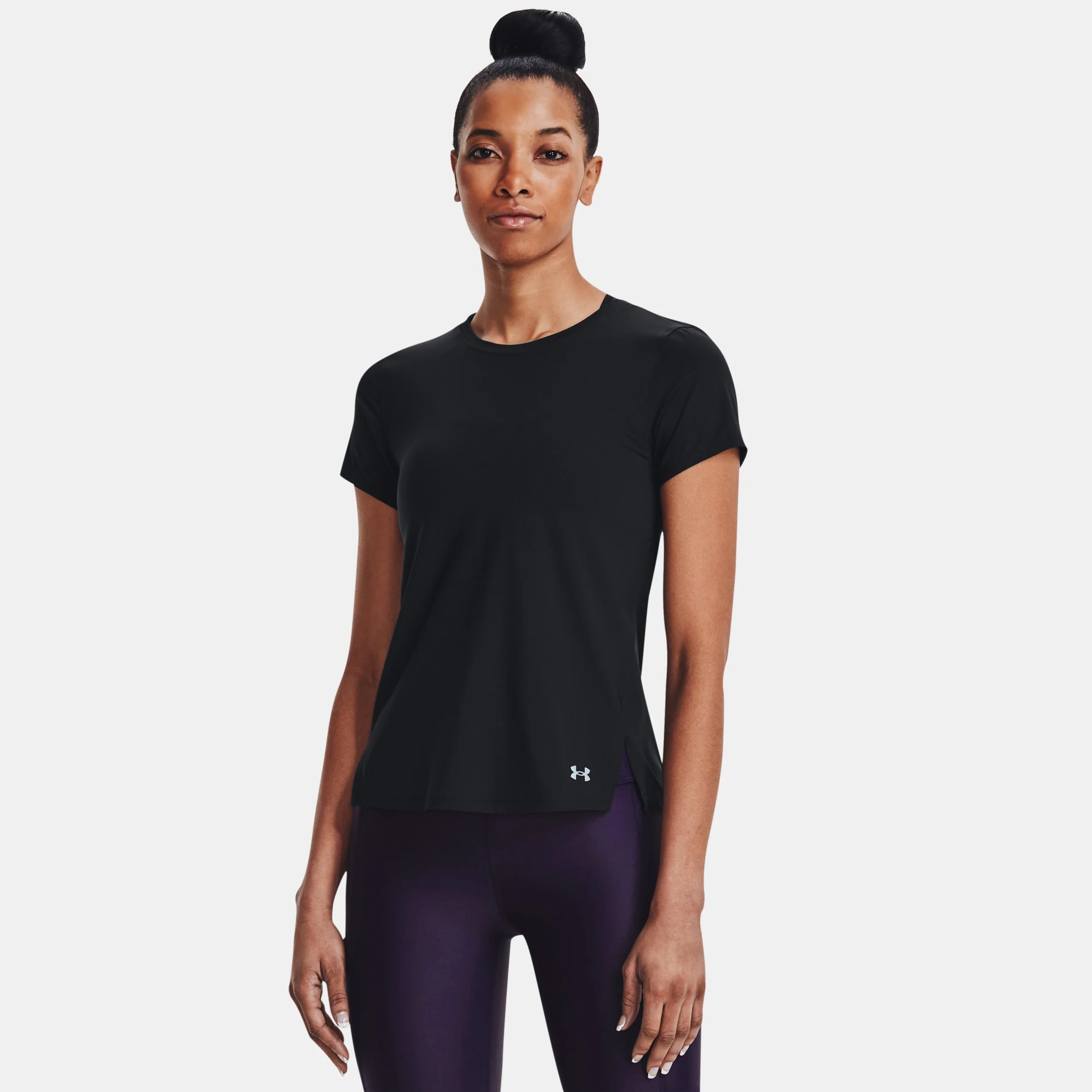 Streaker Jacquard T-shirt Damer - svart, - Image 3