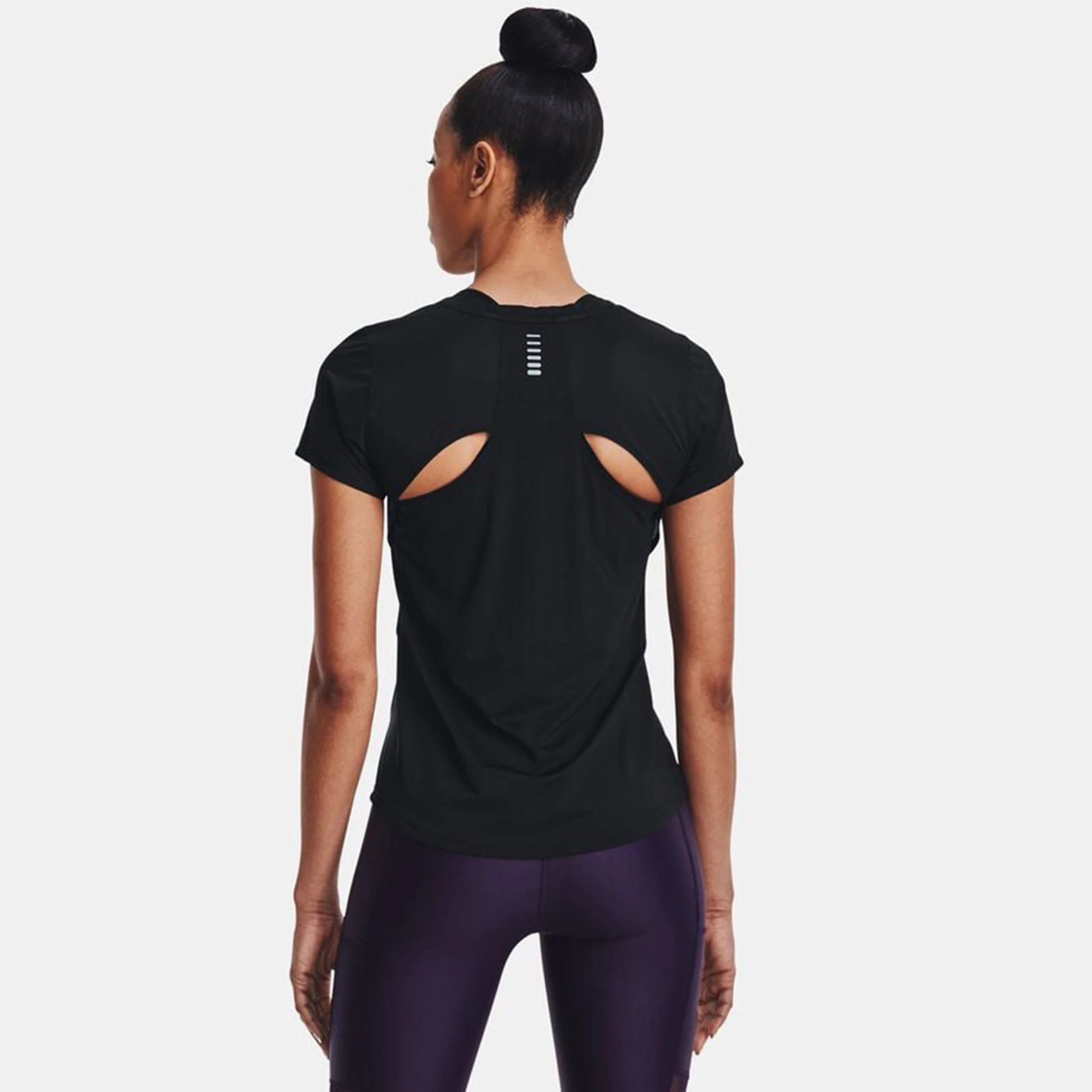 Streaker Jacquard T-shirt Damer - svart, - Image 4