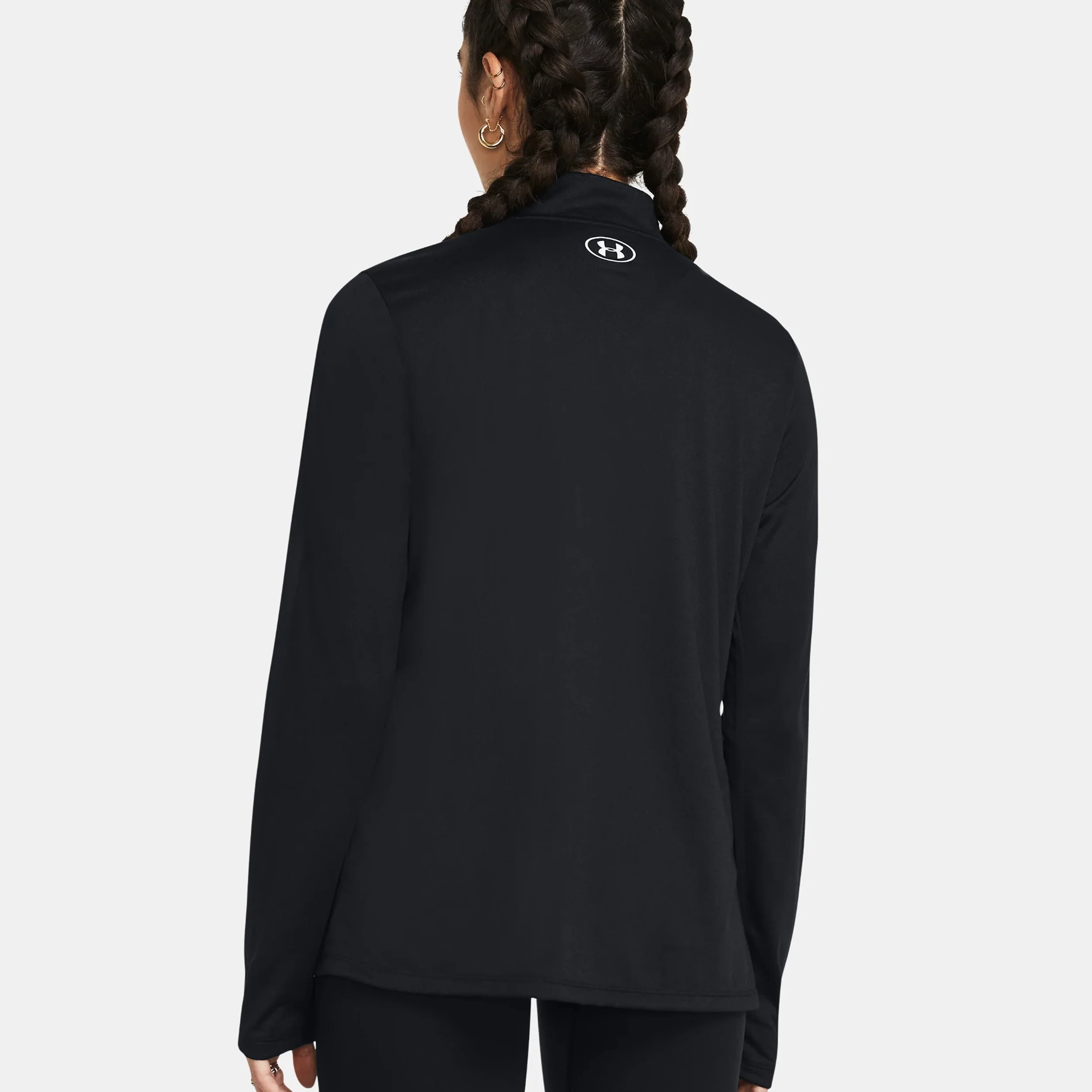 Tech 1/2 Zip Långärmat Damer-Svart - Image 4