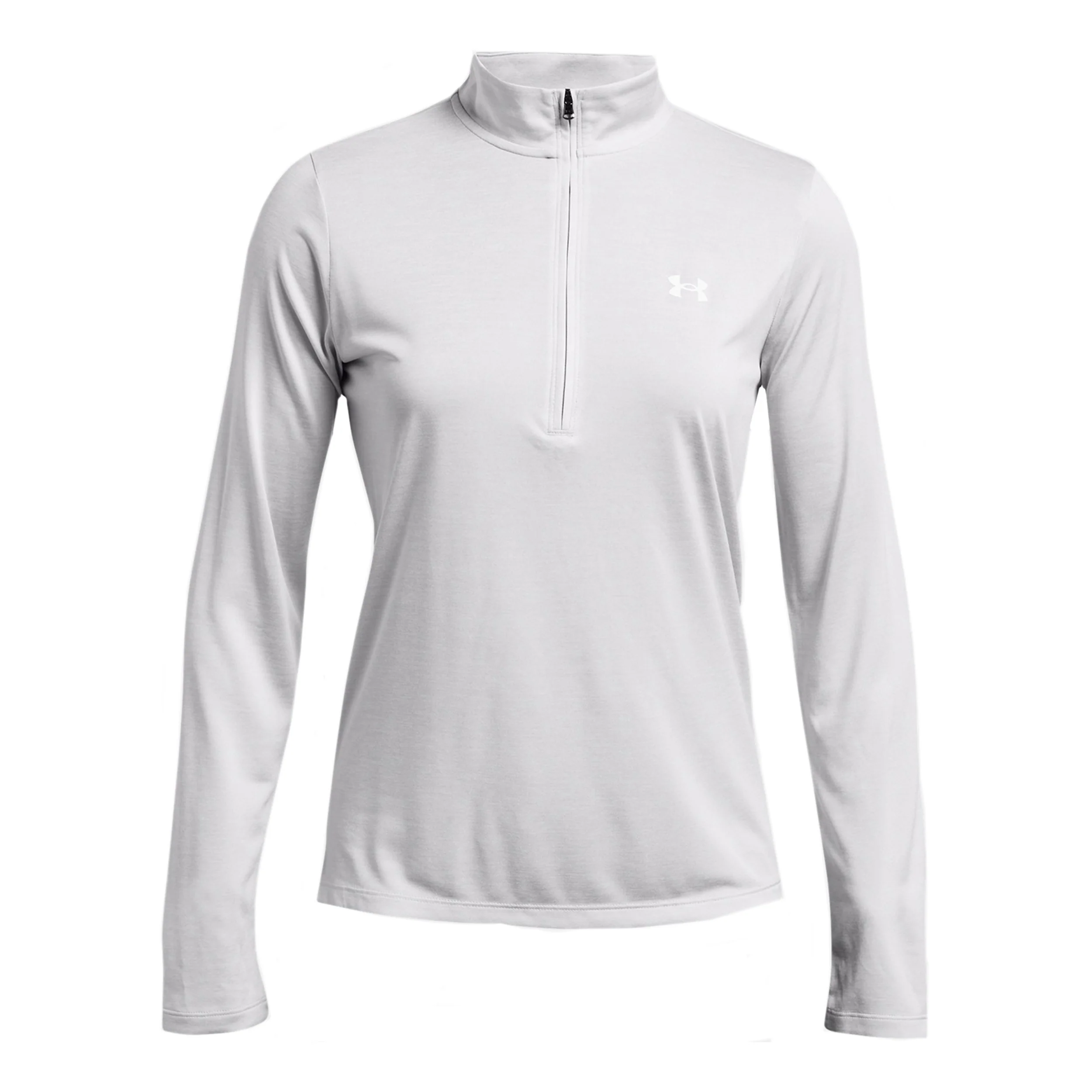 Tech Half-Zip Twist Långärmat Damer-Grå
