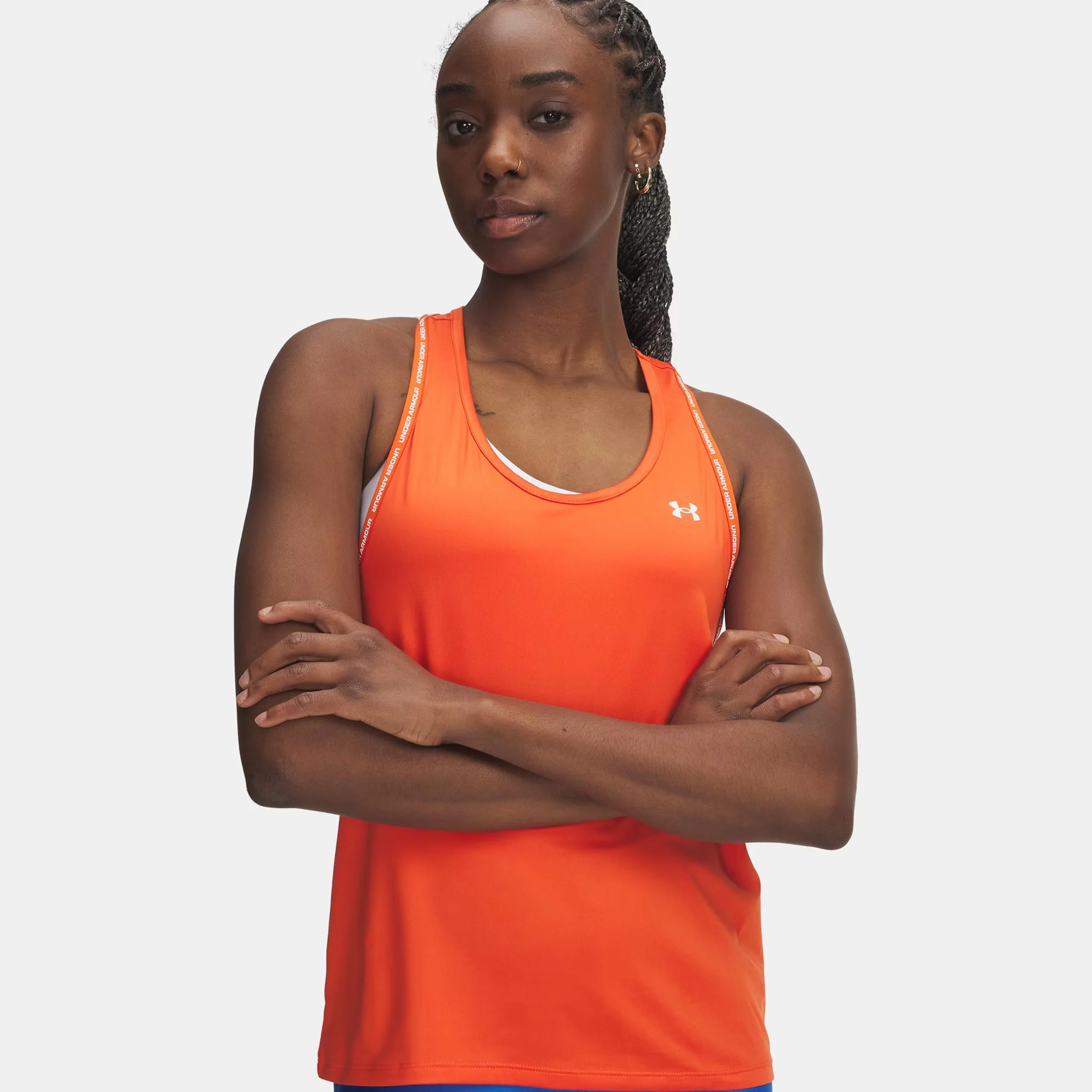 Tech Knockout Linne Damer-orange - Image 3