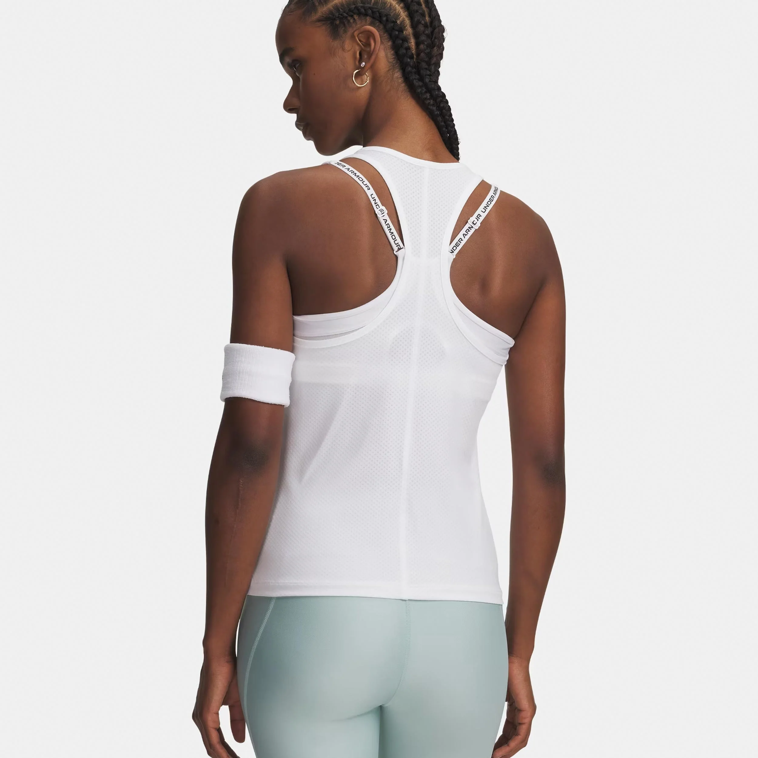 Tech Mesh Racer Linne Damer-vit, svart - Image 2