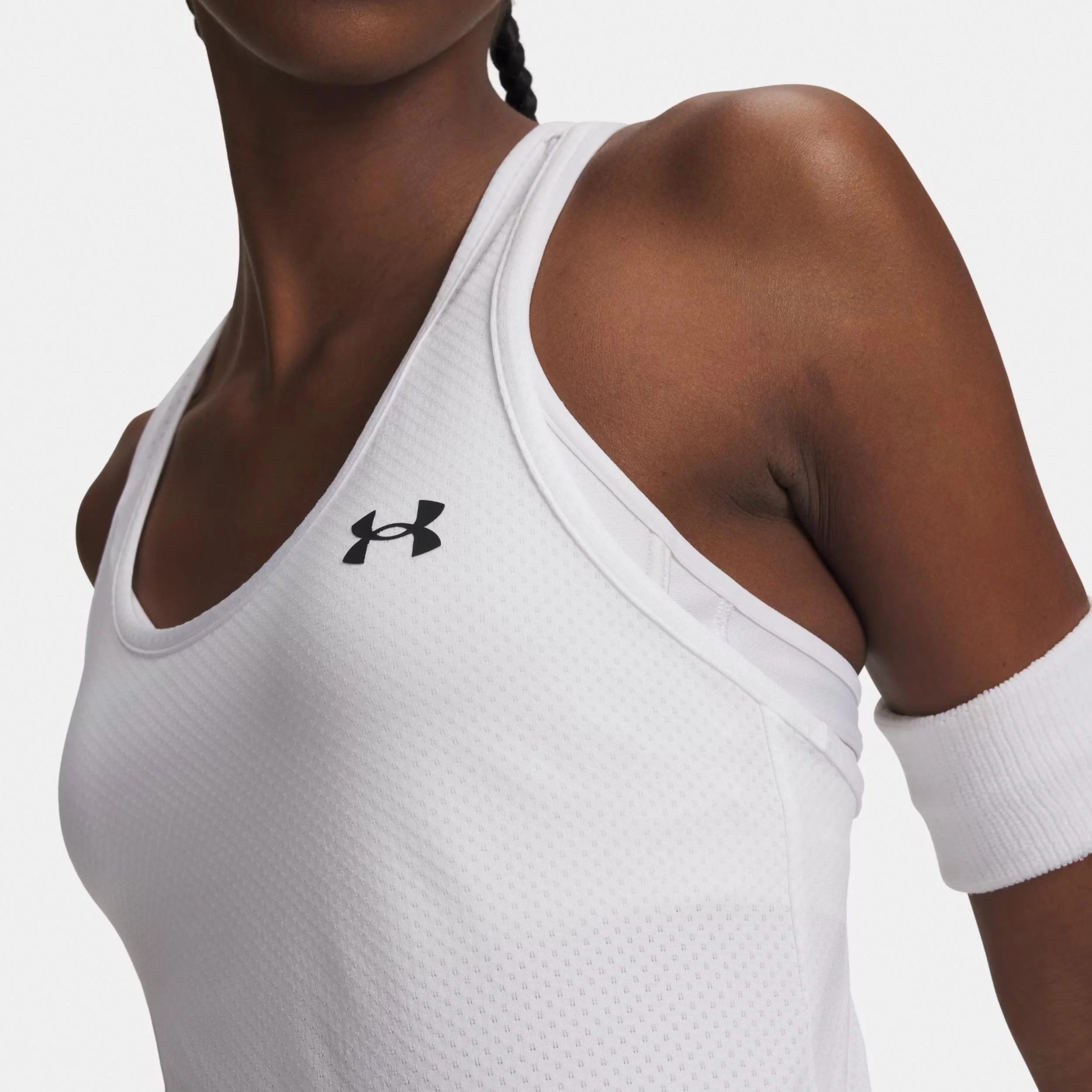 Tech Mesh Racer Linne Damer-vit, svart - Image 3
