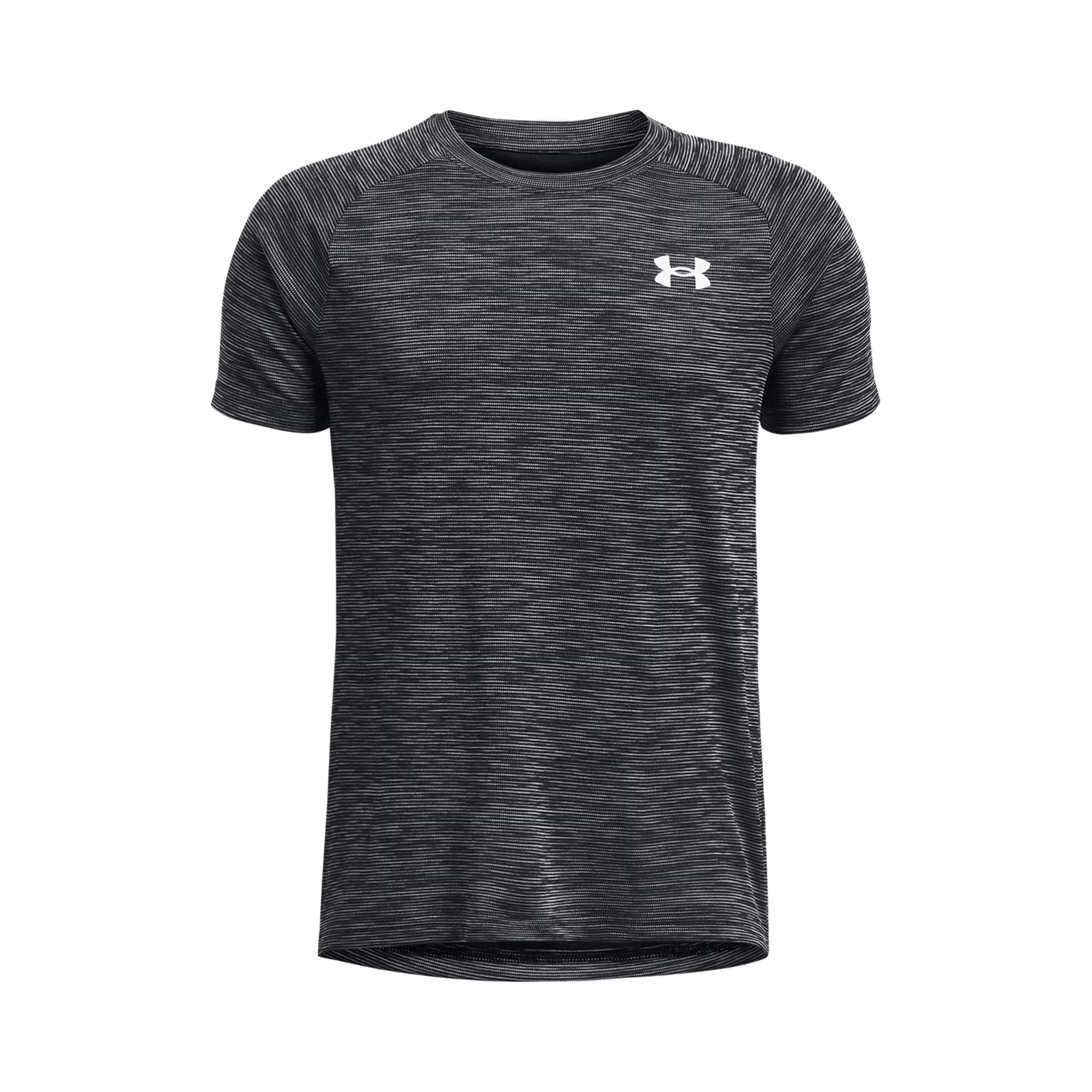 Tech Textured T-shirt Pojkar-svart, vit