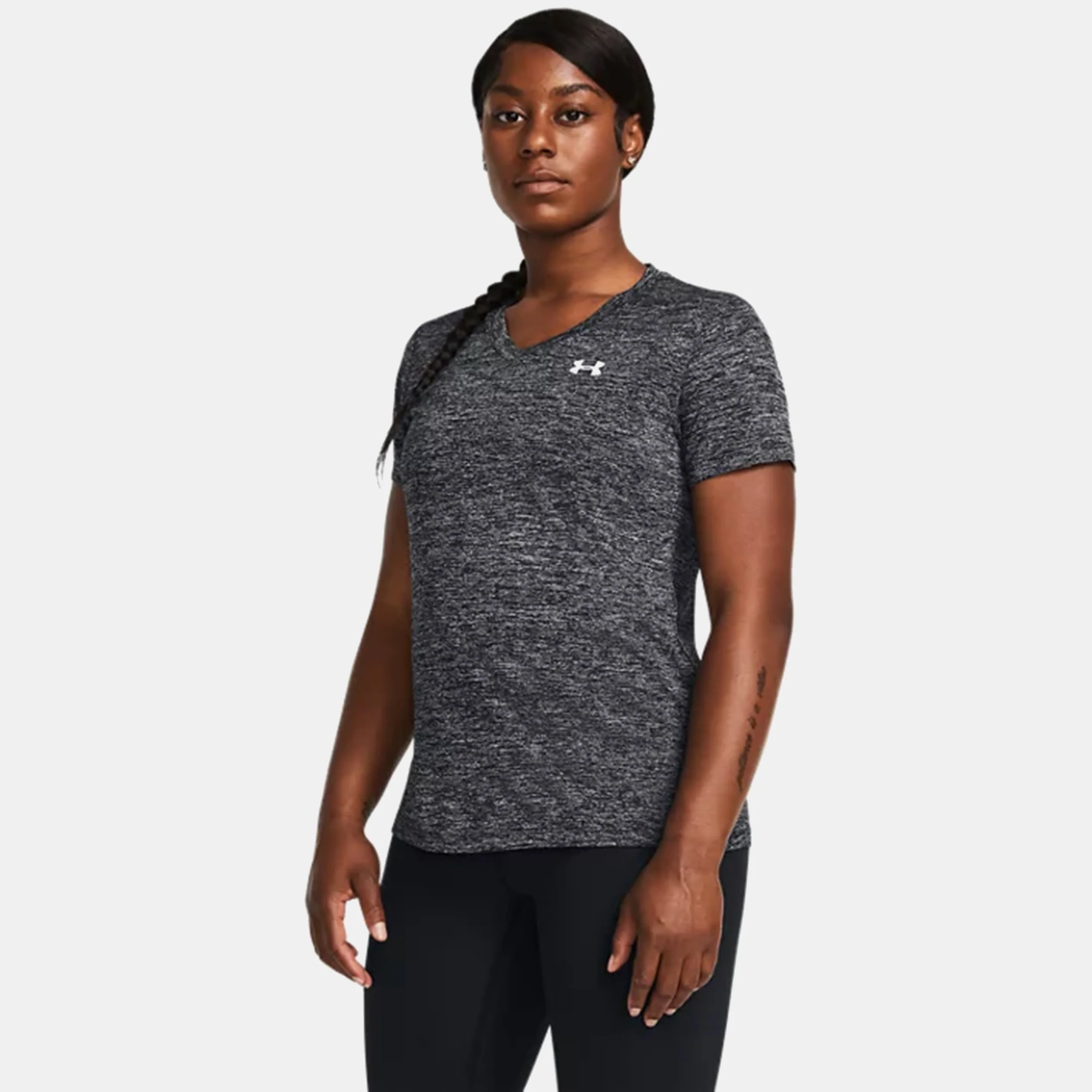 Tech Twist T-shirt Damer-Svart