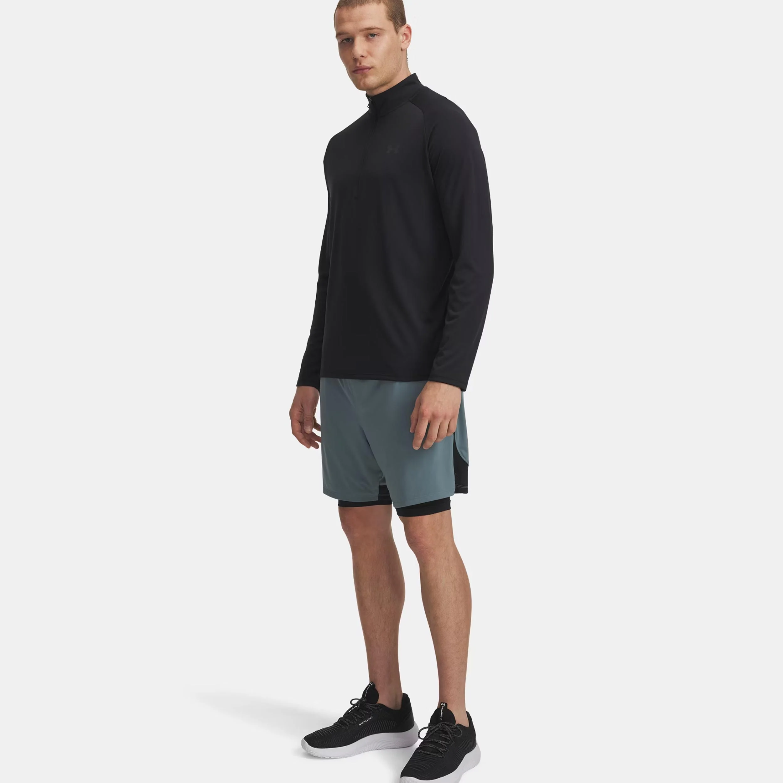 Tech Vent 2in1 Shorts Herrar-blågrå - Image 3