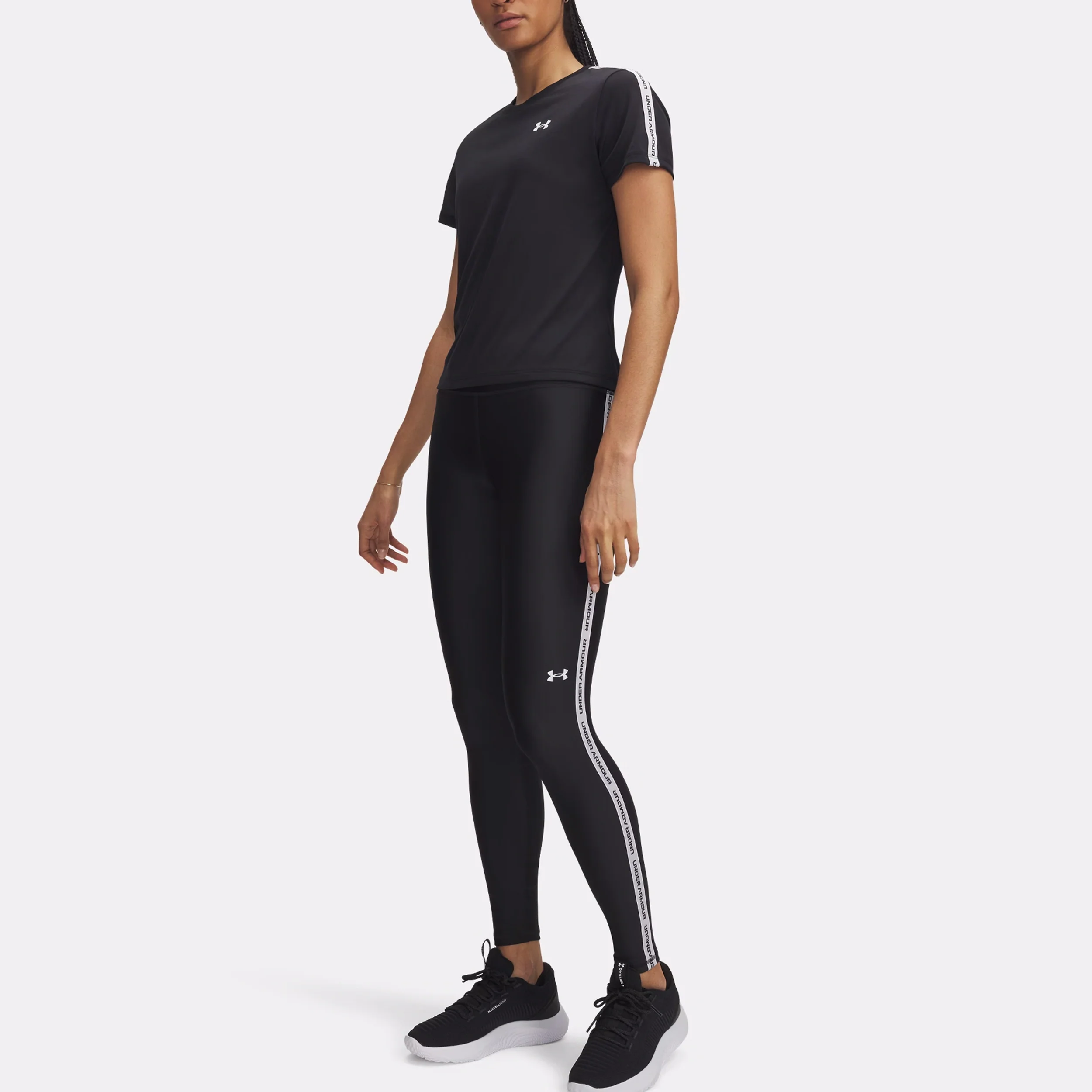 Tech Wm Tape Tights Damer-Svart - Image 4