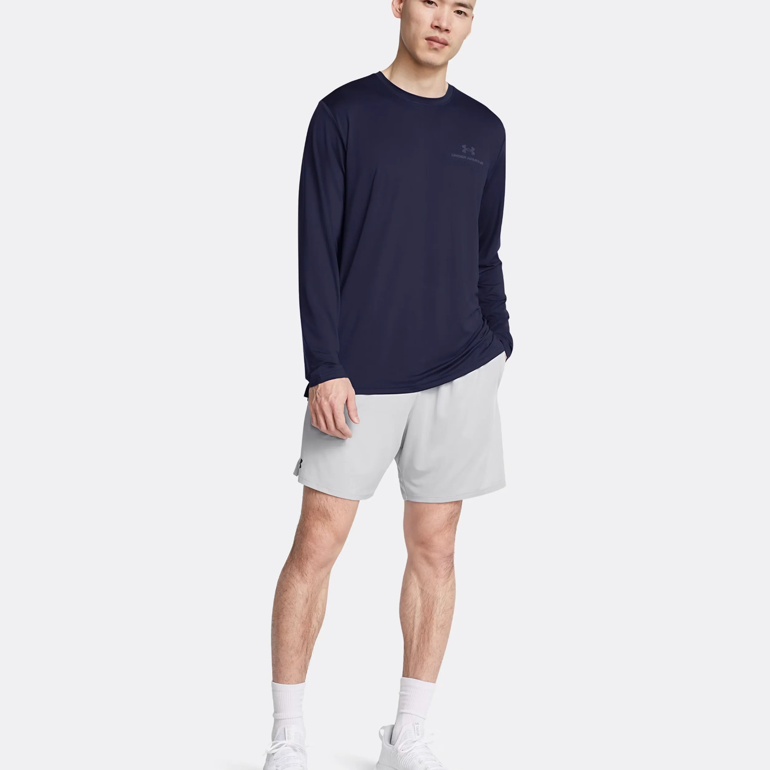 Techent 7in Shorts Herrar-Grå - Image 6