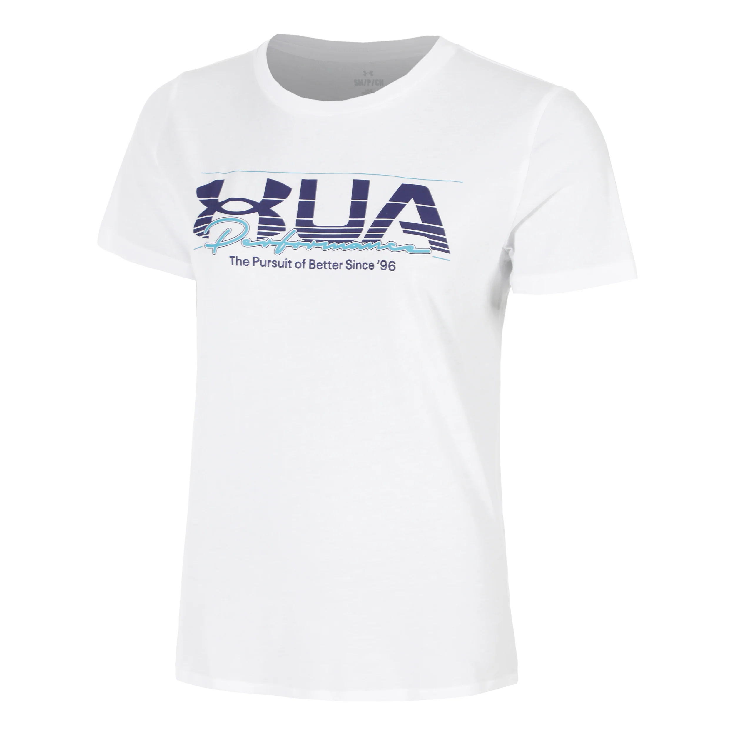 UA Vintage Performance T-shirt Damer-Vit
