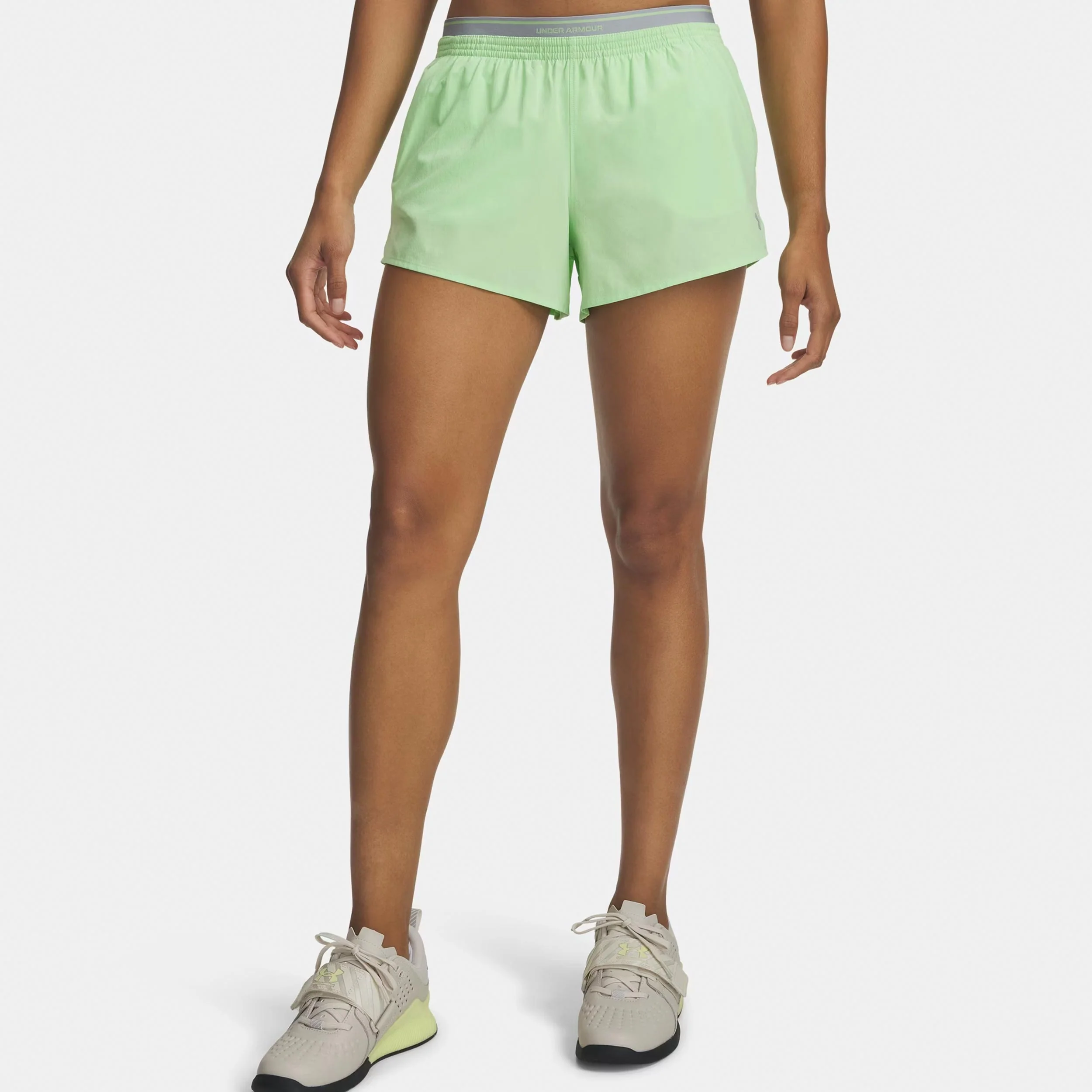 Vanish Woven 3in Shorts Damer-grön, grå