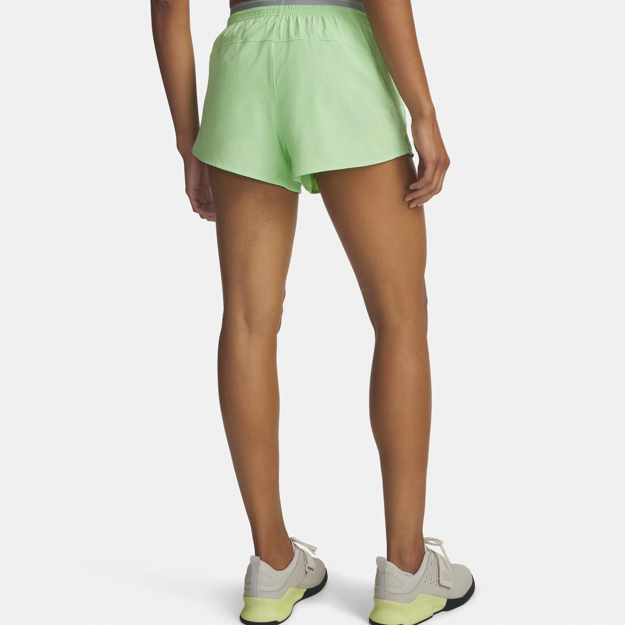 Vanish Woven 3in Shorts Damer-grön, grå - Image 2