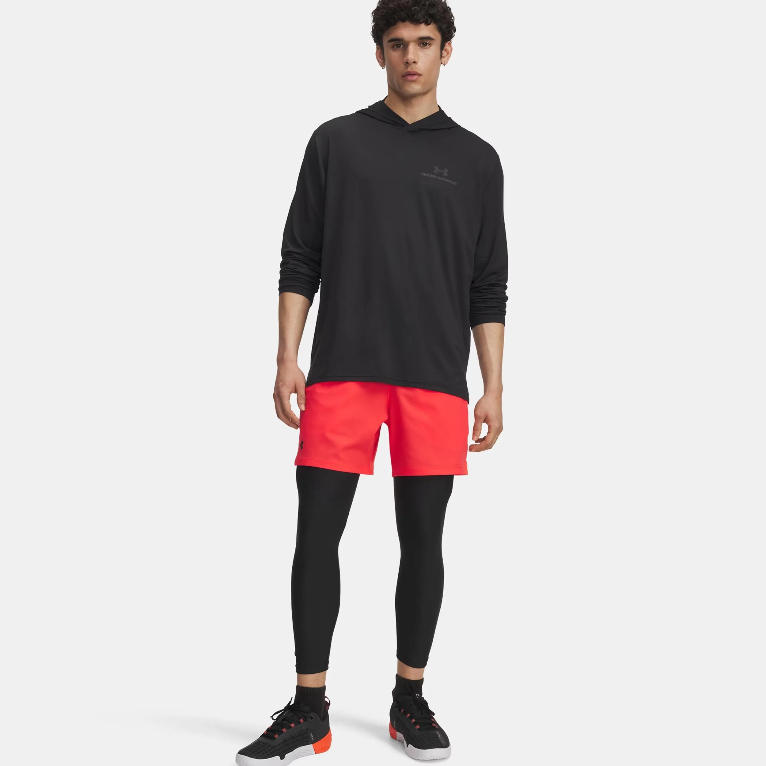 Vanish Woven 6In Shorts Herrar-Röd,Svart - Image 4