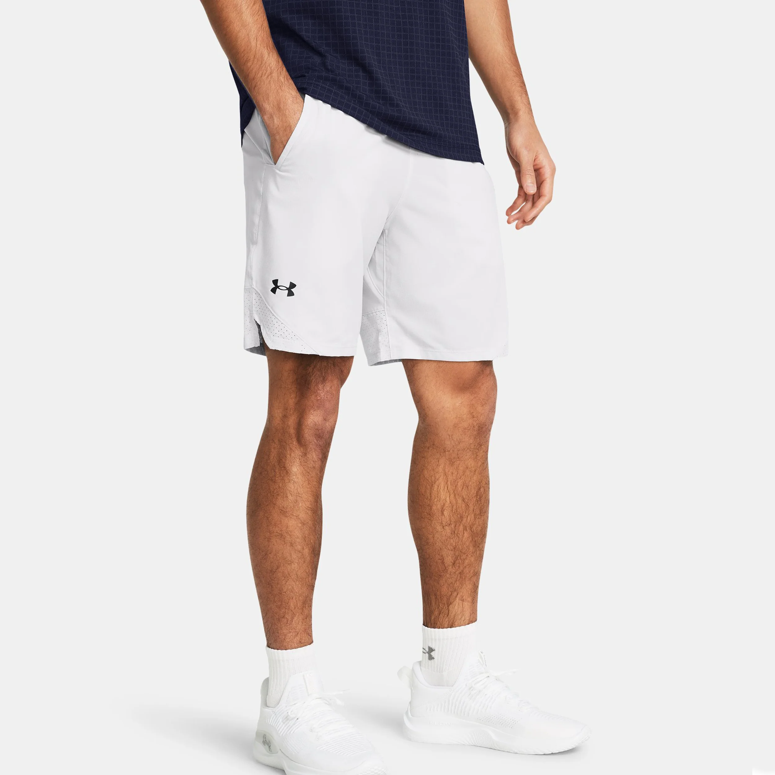 Vanish Woven 8 Inch Shorts Herrar-ljusgrå - Image 3