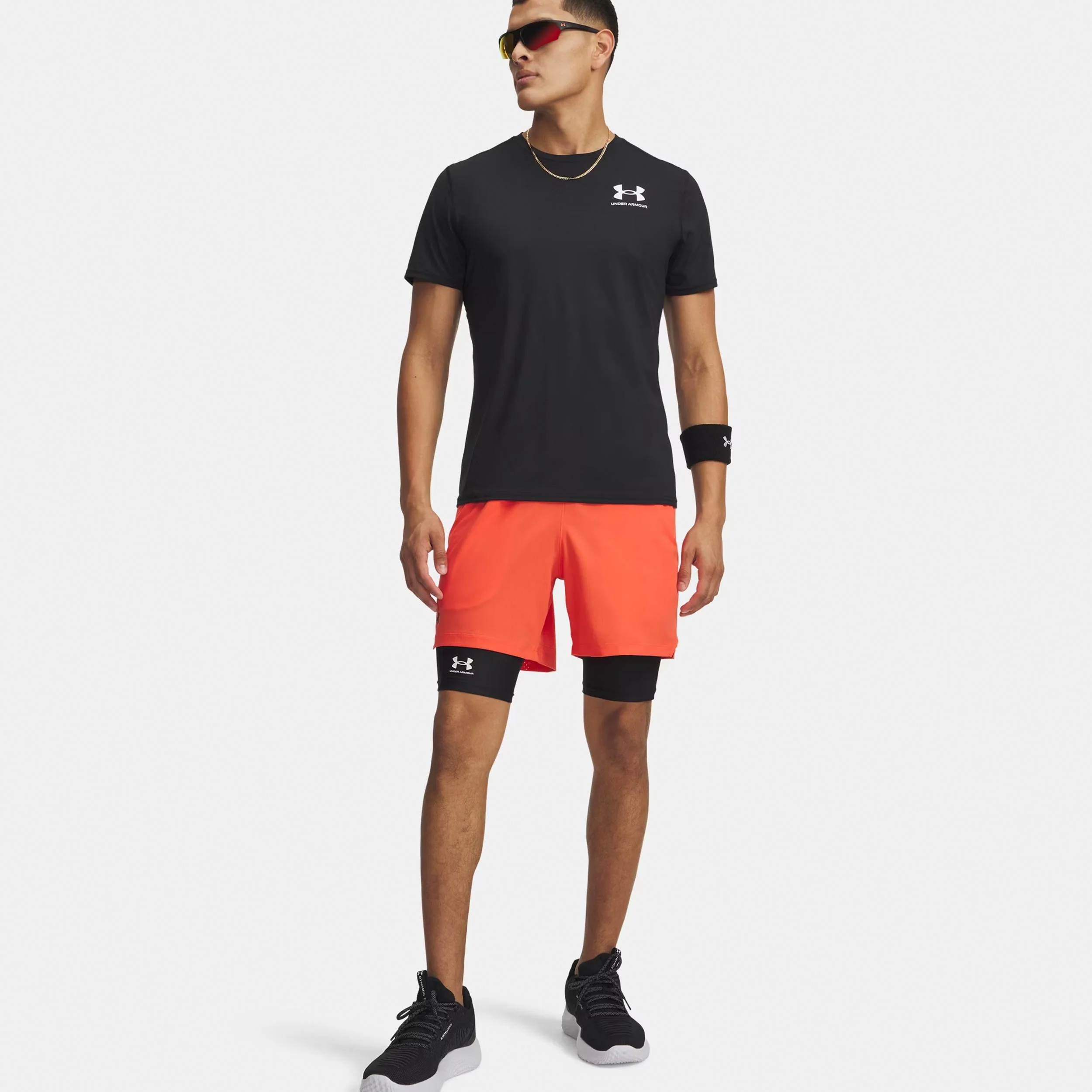 Vansih Woven 6in Shorts Herrar-röd, svart matt - Image 3