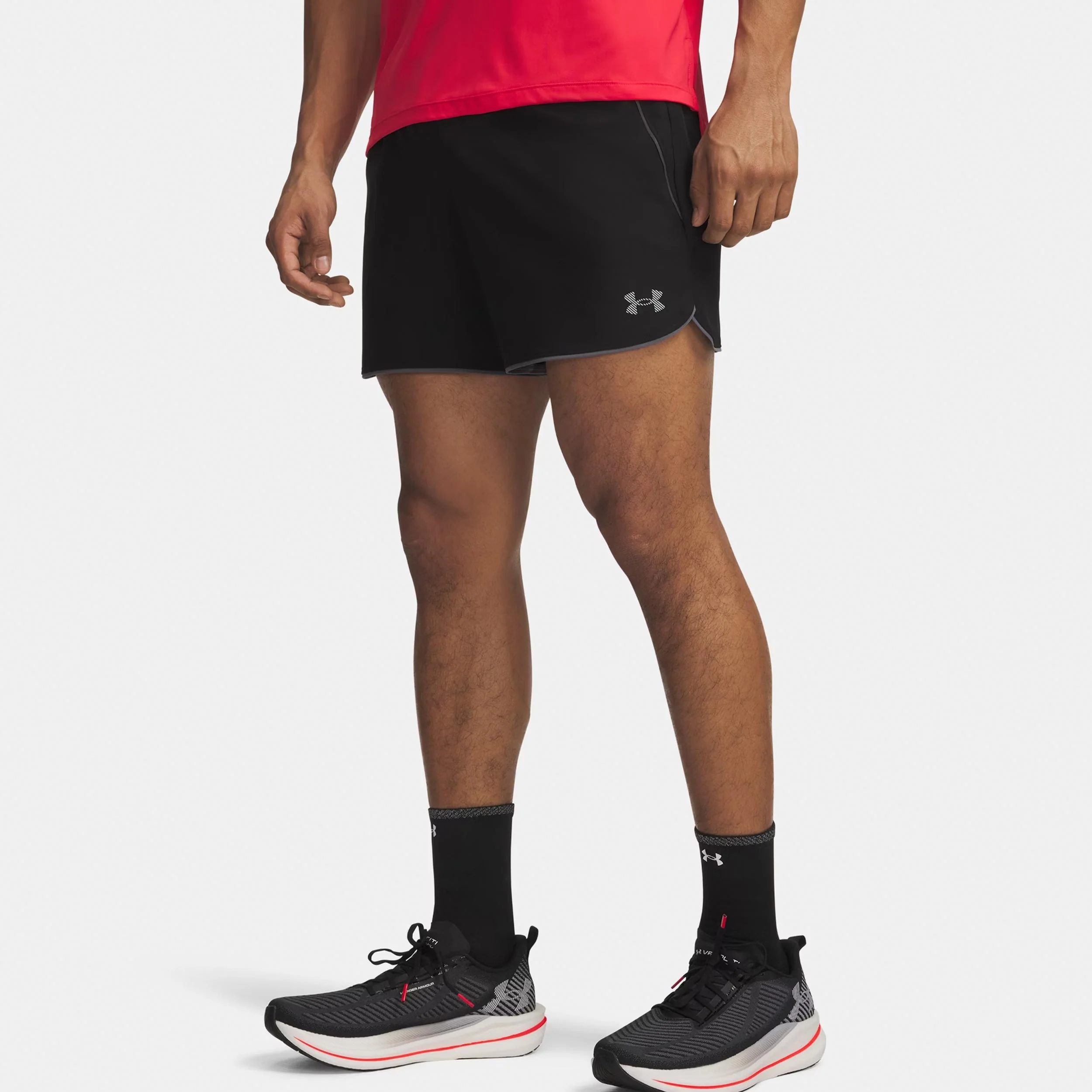 Velociti Pro 5in  Löparshorts Herrar - svart, silver