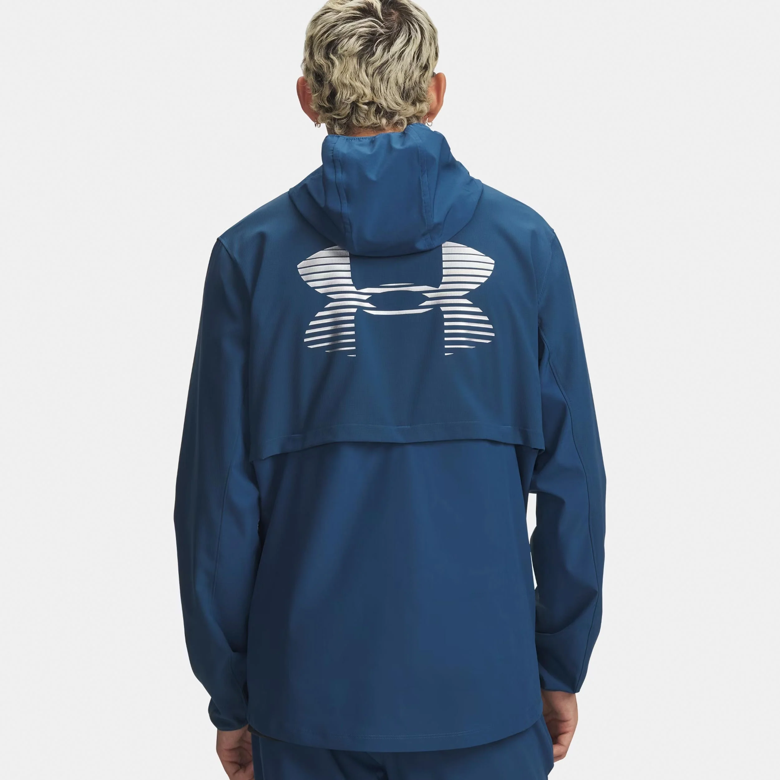 Velociti Pro Storm Löparjacka Herrar - blå, silver - Image 2