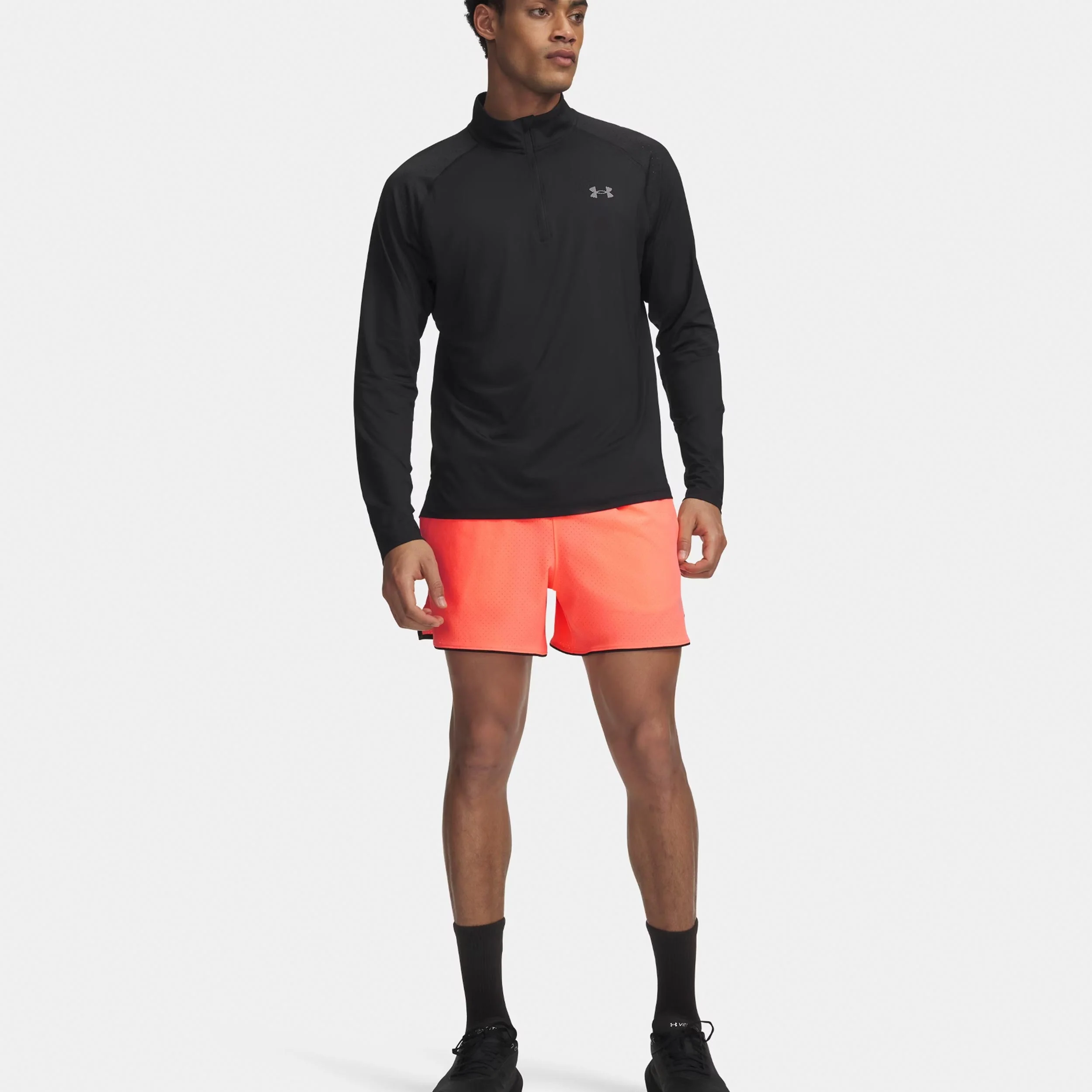 Velociti Pro Vent 5in  Löparshorts Herrar - orange, silver - Image 4