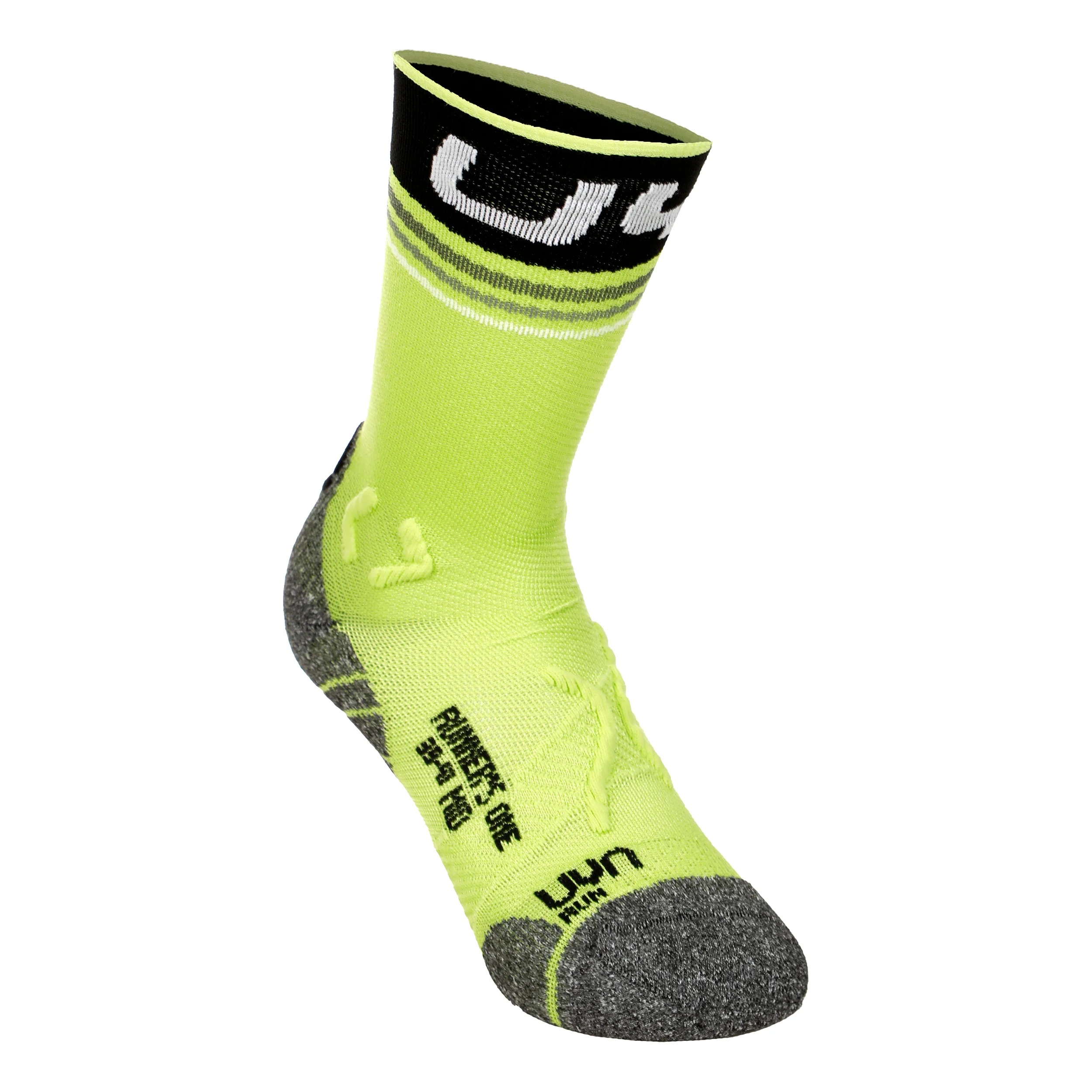 Runner's Mid One Löparsockor Herrar-Grön,Svart