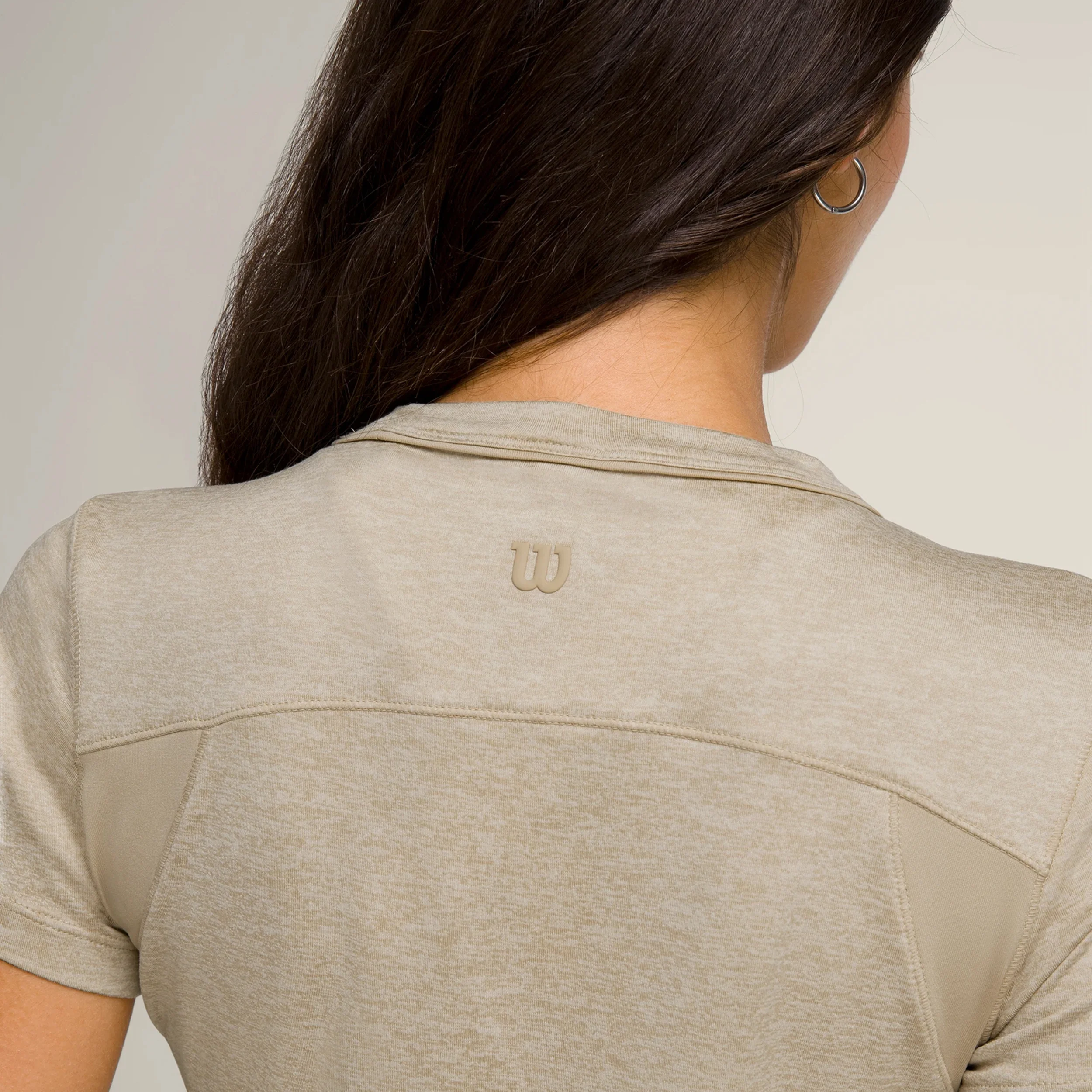 All Day T-shirt Damer-Beige - Image 3