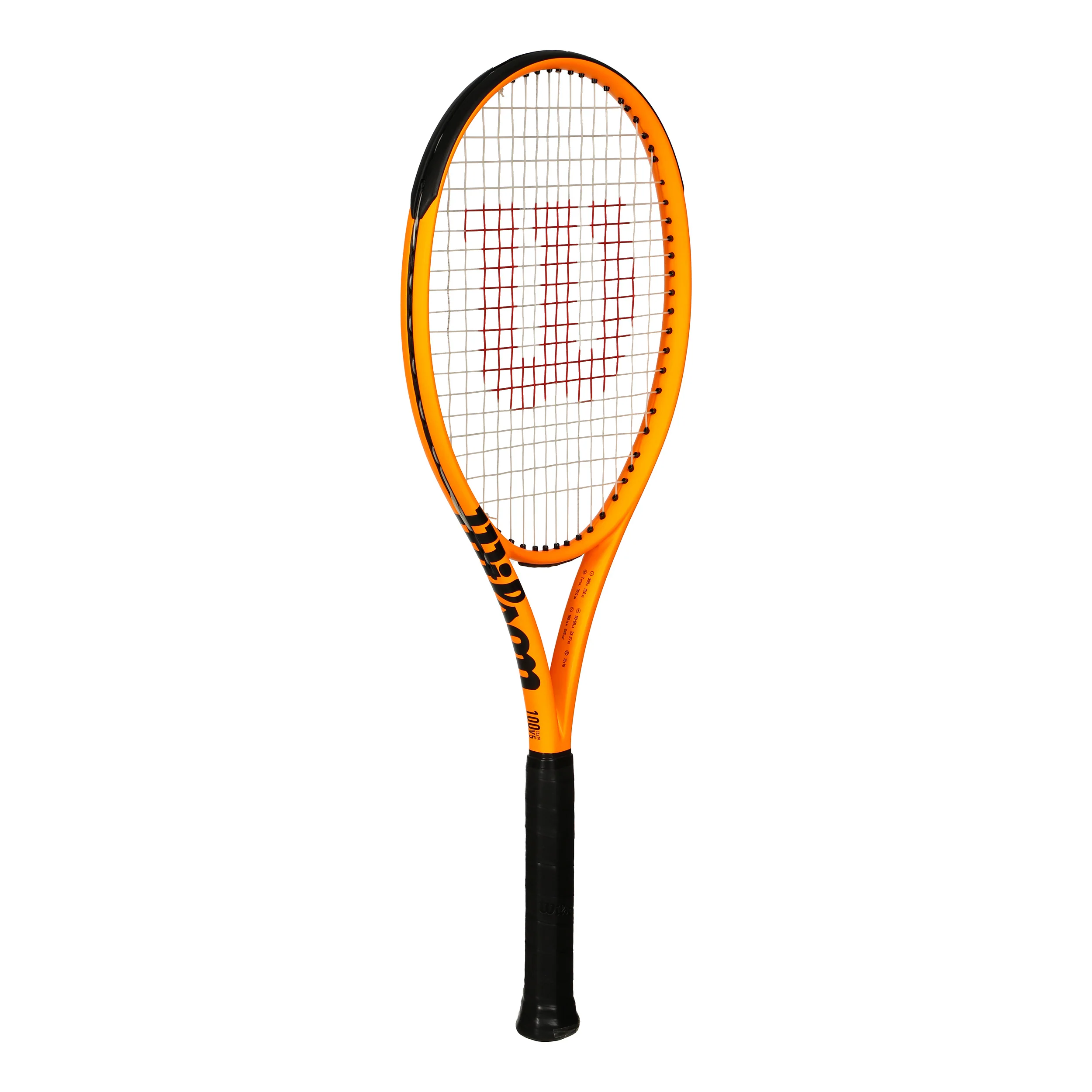 Burn 100 V5 Bright Neon Orange Tour Racket - Image 2