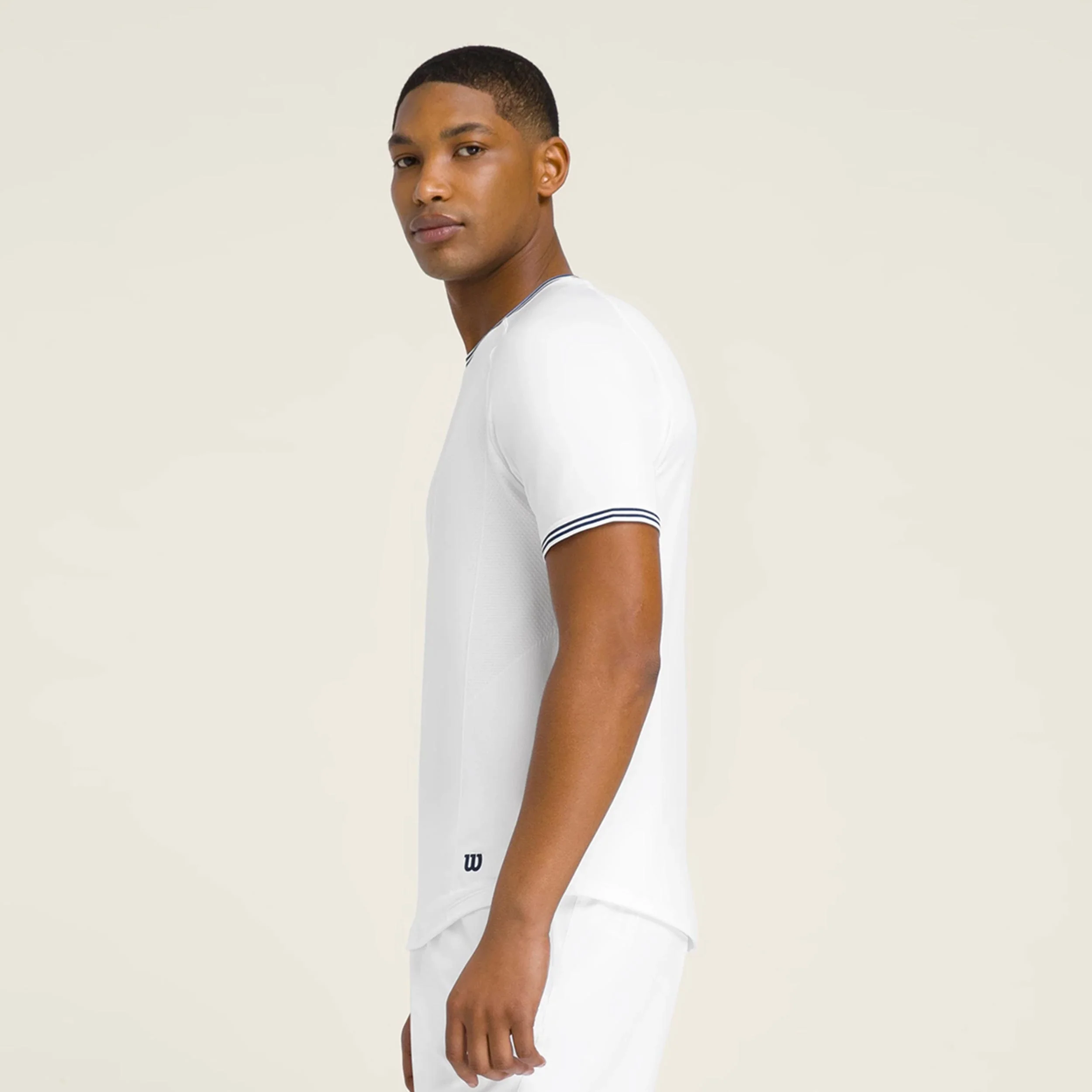 Court Performance Crew T-shirt Herrar-Vit - Image 7