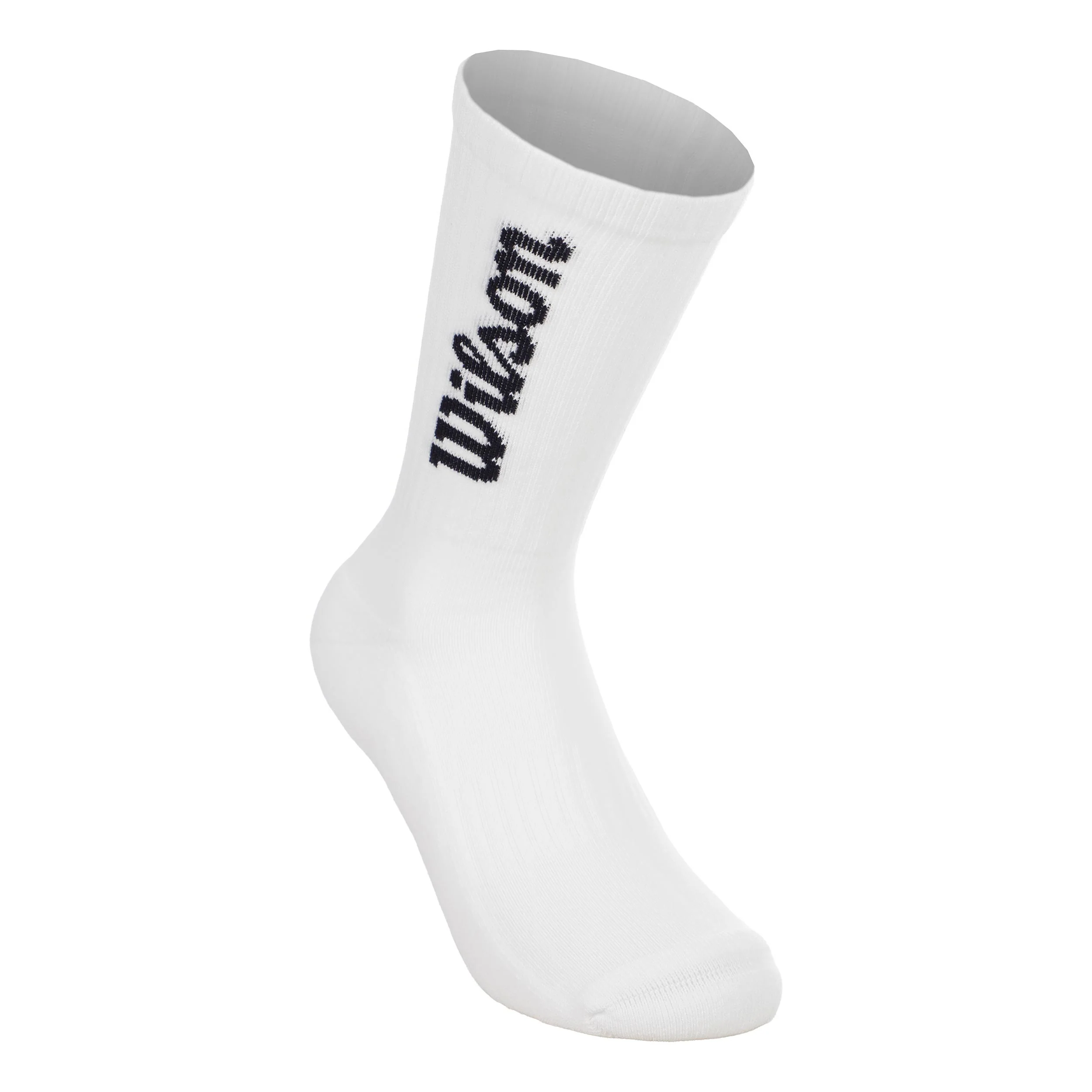 Crew Tennisstrumpor Unisex-vit, mörkblå