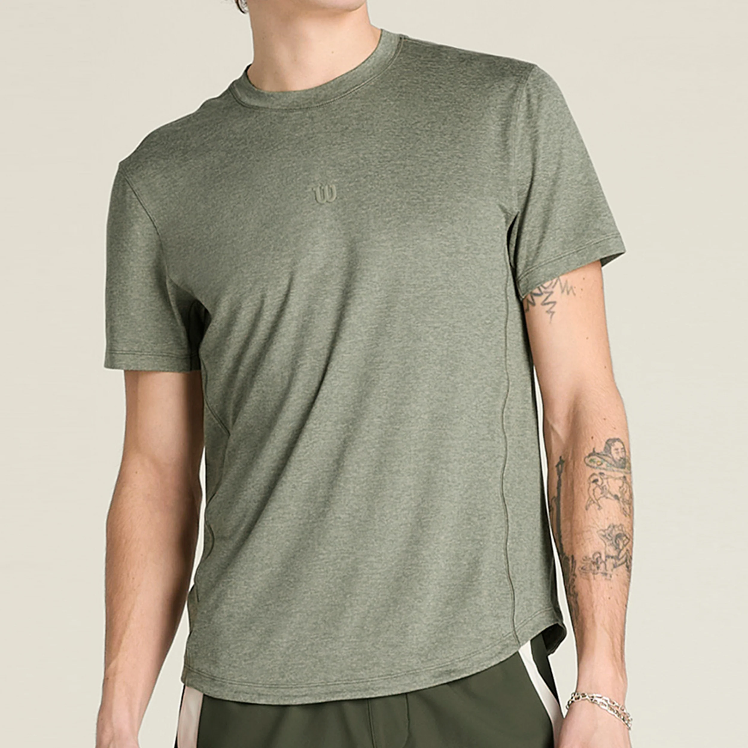 Everyday Performance T-shirt Herrar-oliv