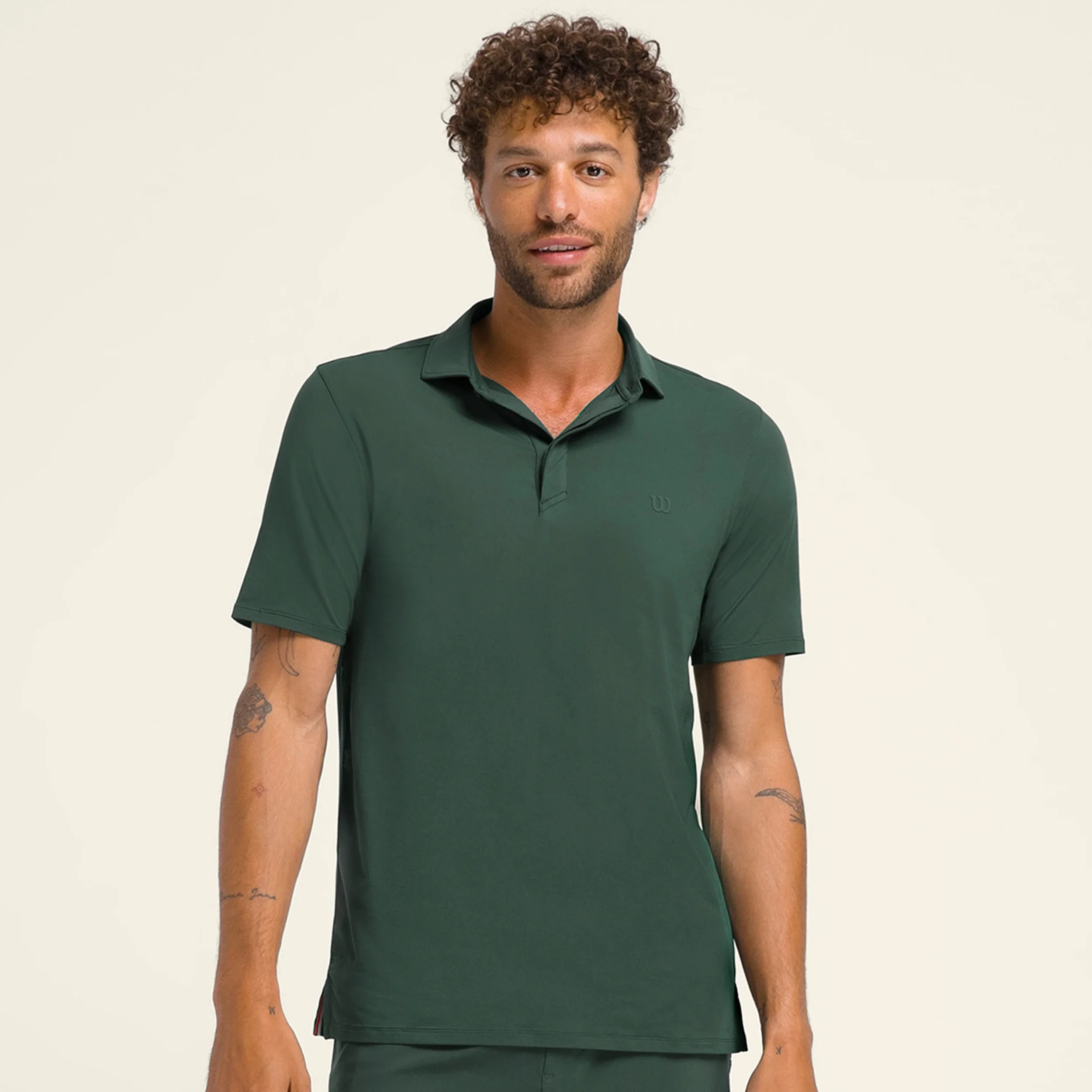 League Polo Herrar-Mörkgrön - Image 5