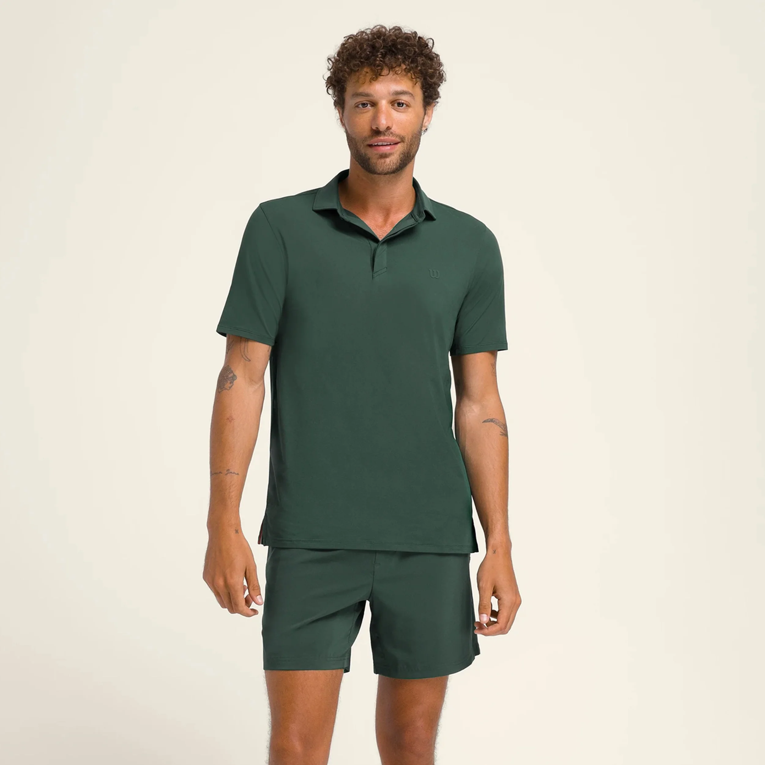 League Polo Herrar-Mörkgrön - Image 9