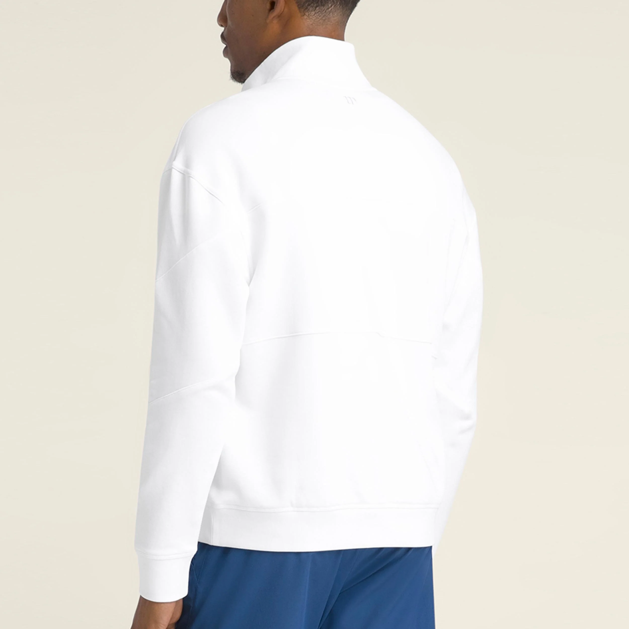 M Parkside Half-Zip Longsleeve Långärmat -vit - Image 3