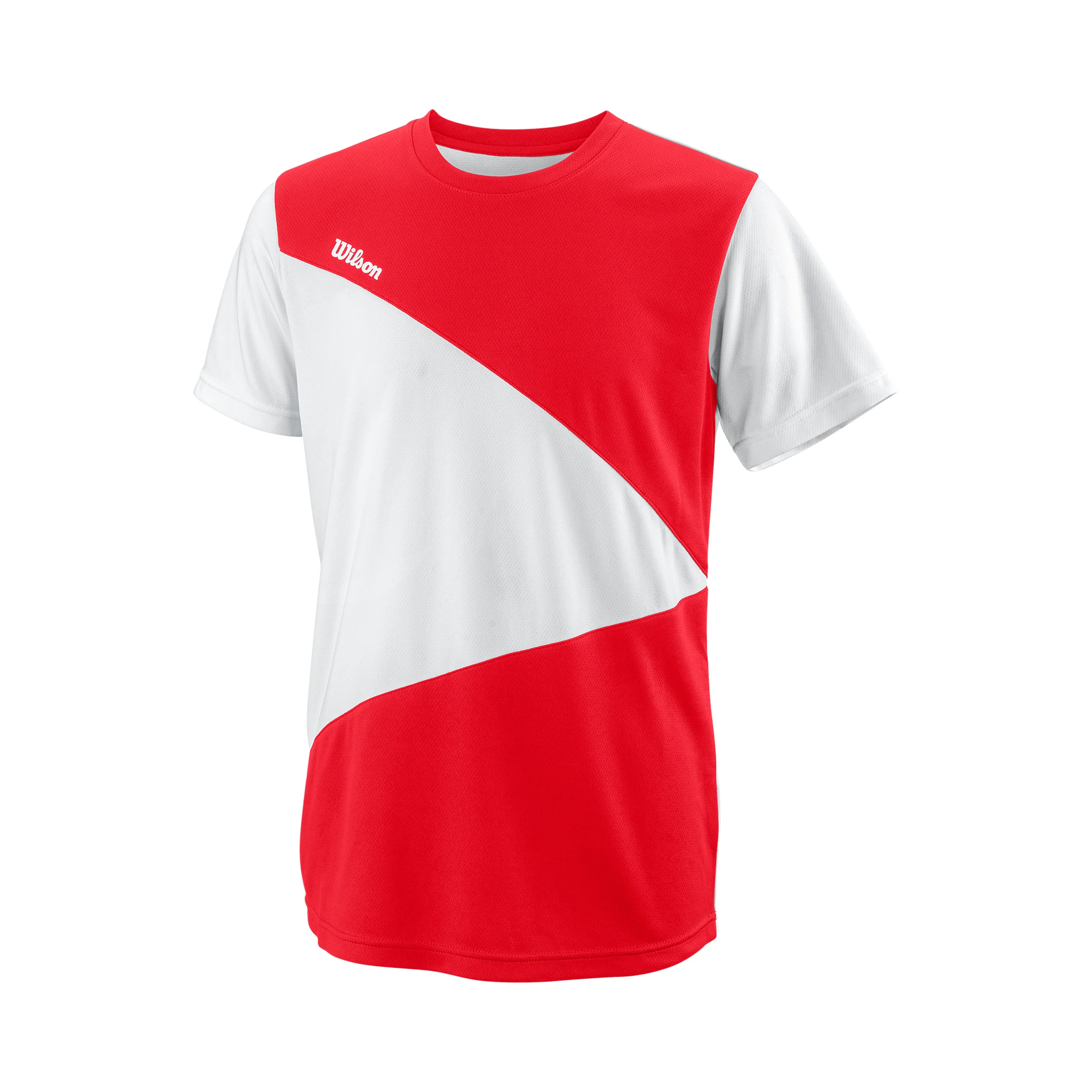 Team T-shirt Pojkar-Röd,Vit