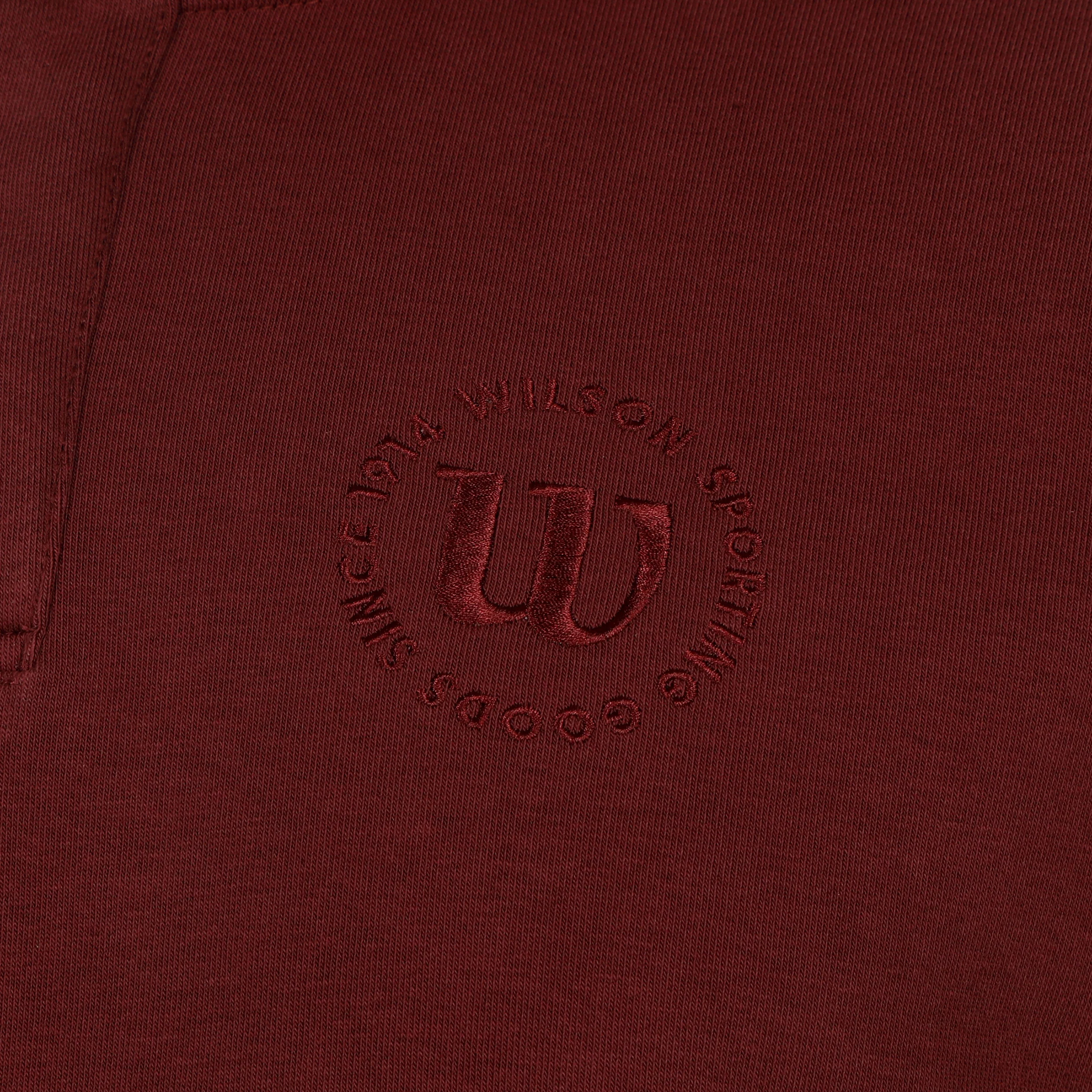 Tennis Club 1/2 Zip Mock Tröja Herrar-berry - Image 3