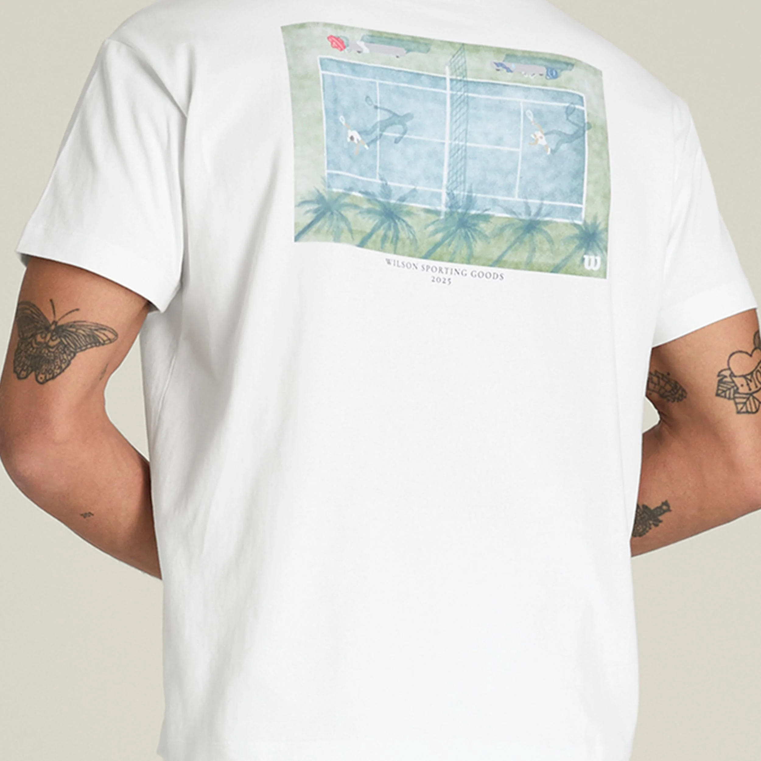 Wilson Classic T-shirt Herrar-vit - Image 2