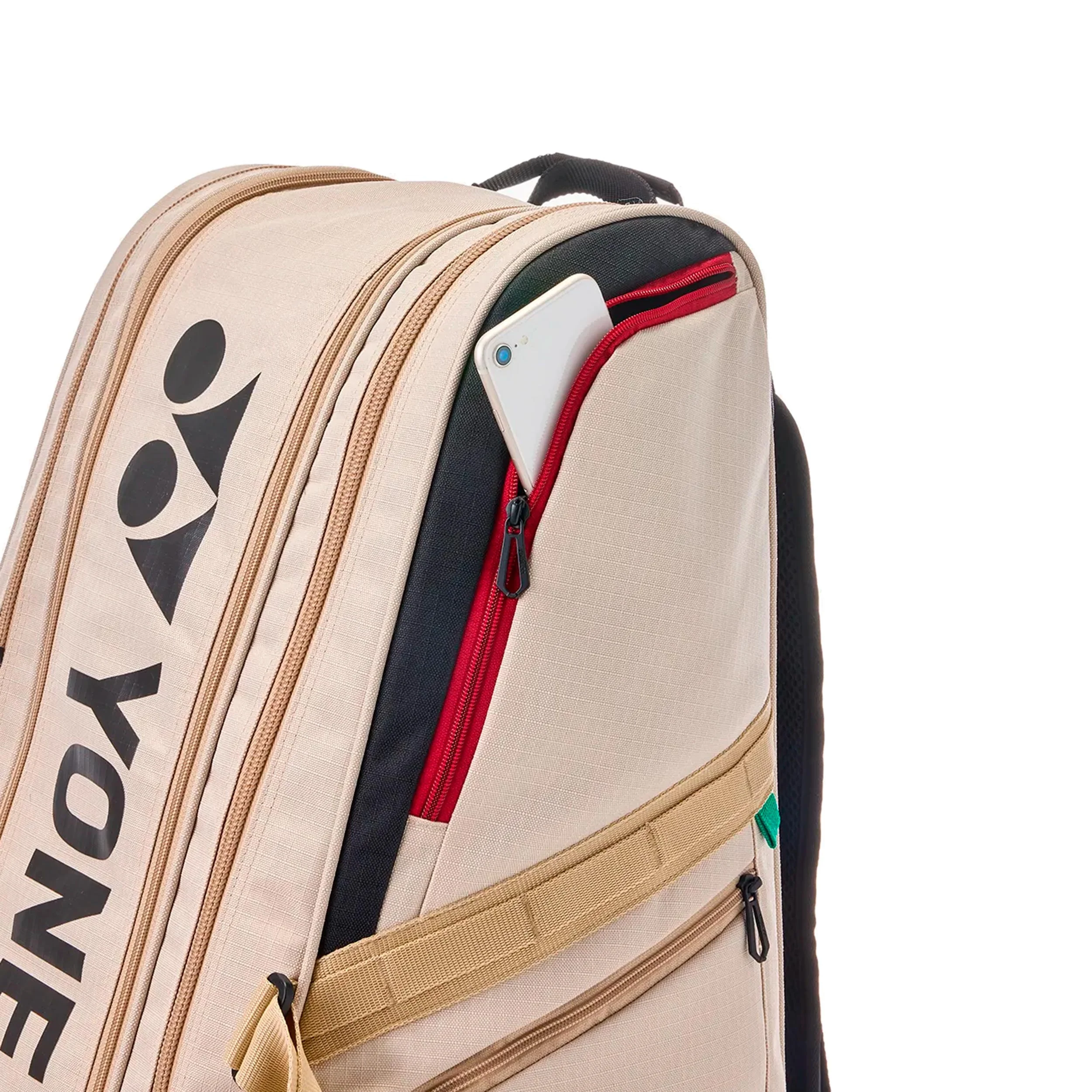 Gearlogic Raquet Bag Racketväska -beige, svart - Image 11