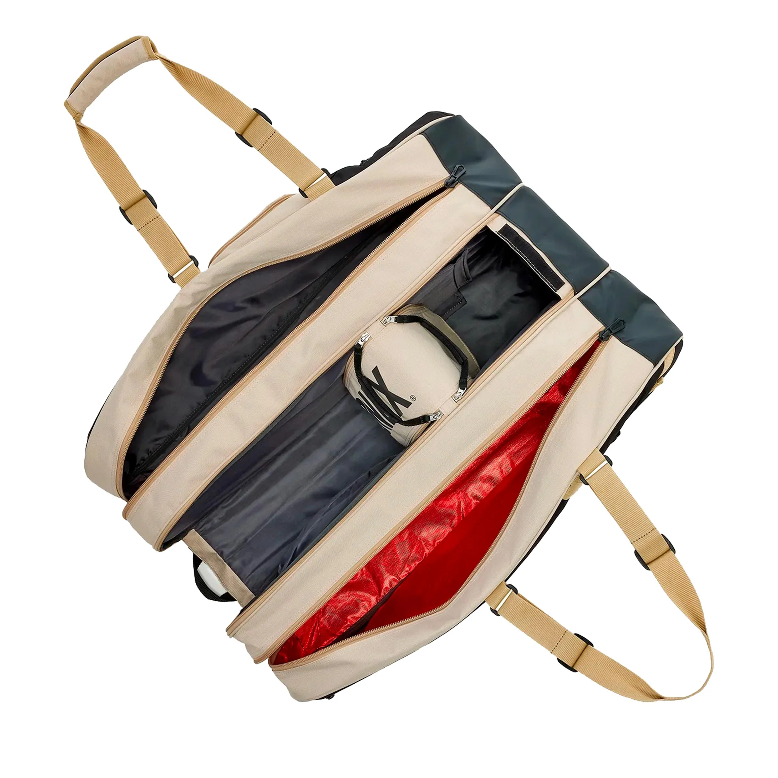 Gearlogic Raquet Bag Racketväska -beige, svart - Image 3